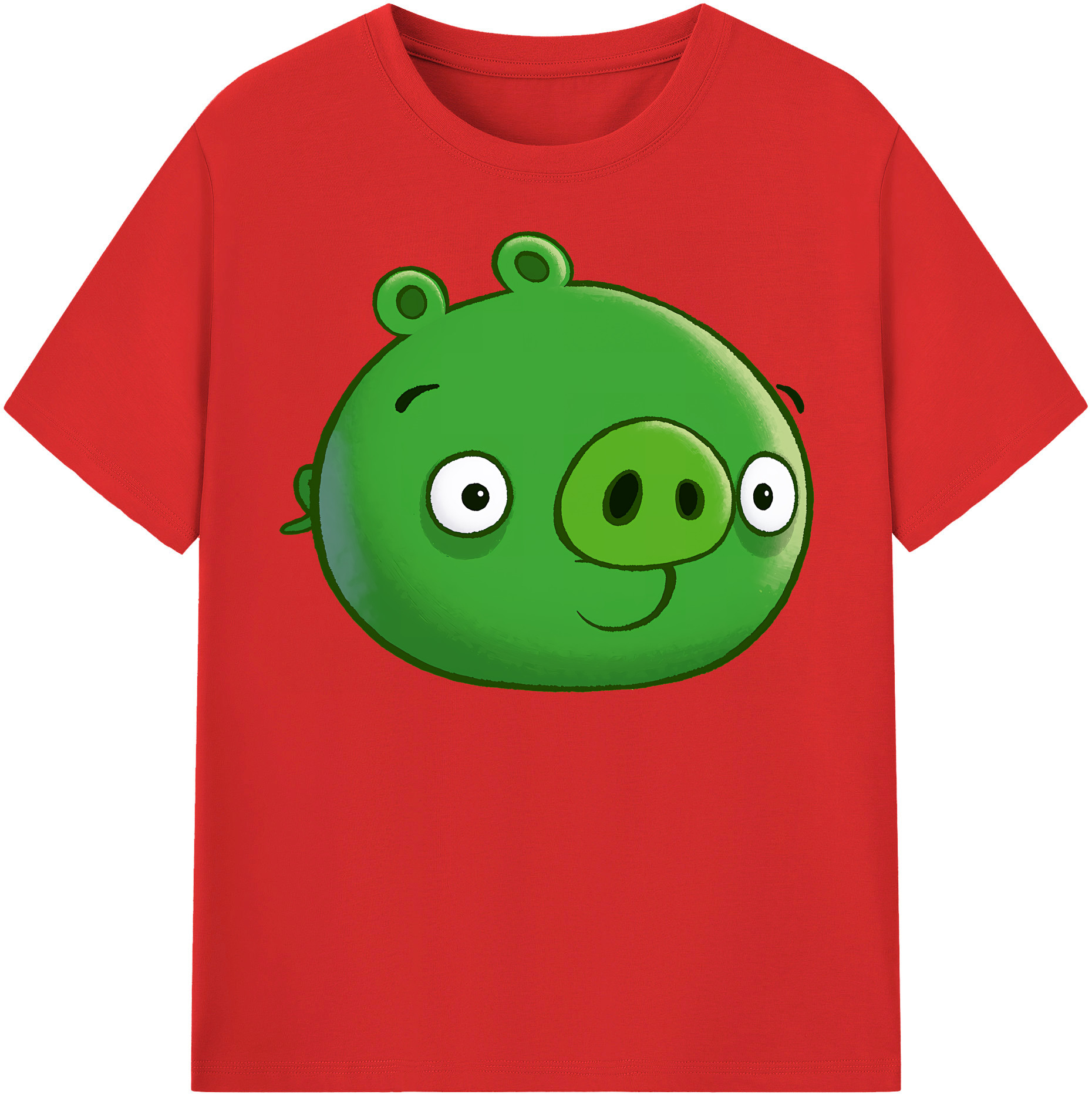 （画像用） Angry Birds アングリーバード 綿100％半袖Tシャツ（フロントプリント）