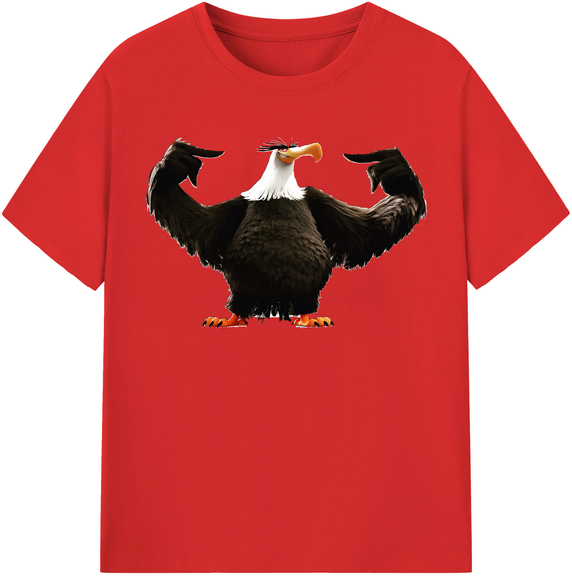 （画像用） Angry Birds アングリーバード 綿100％半袖Tシャツ（フロントプリント）