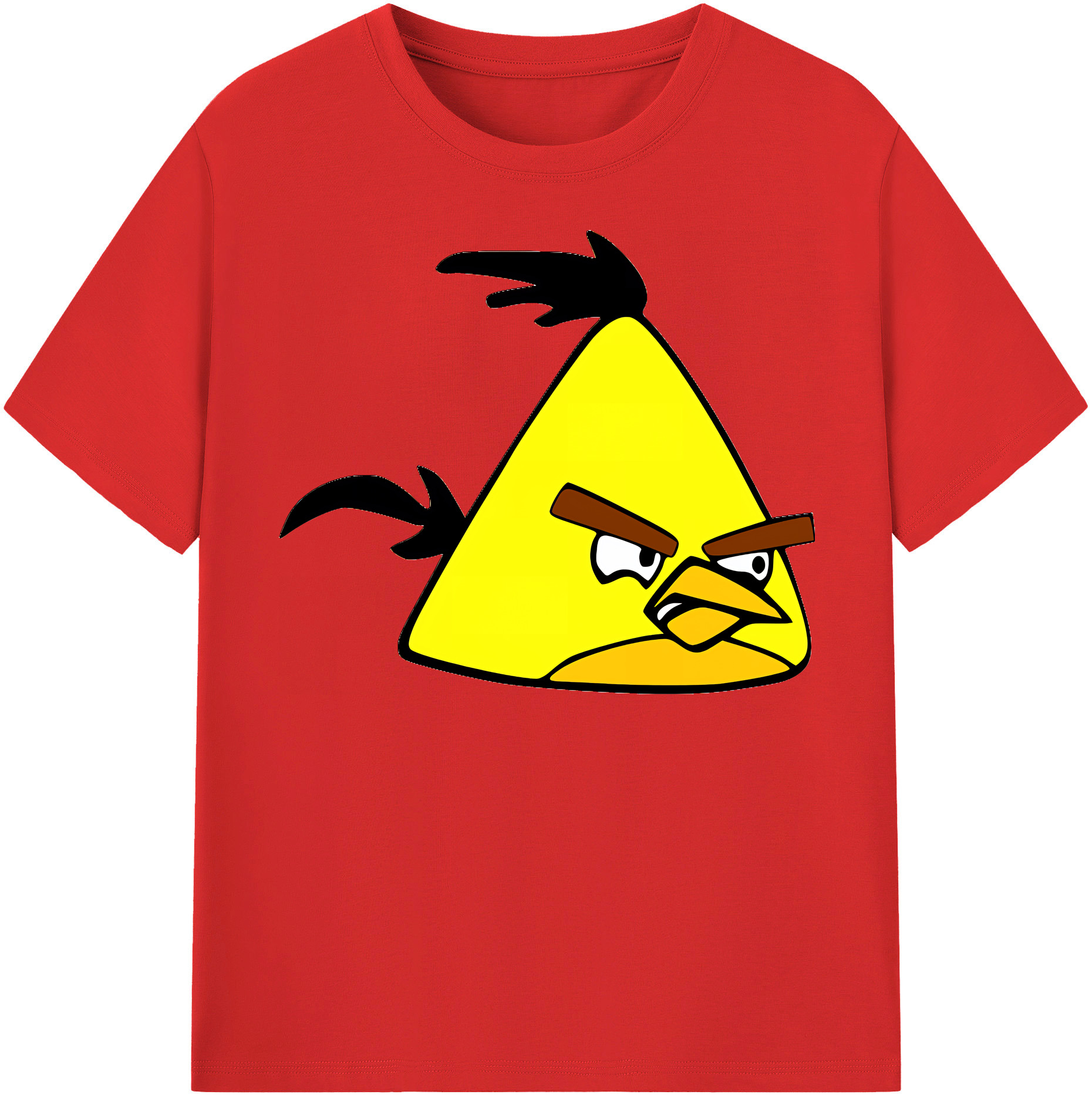 （画像用） Angry Birds アングリーバード 綿100％半袖Tシャツ（フロントプリント）