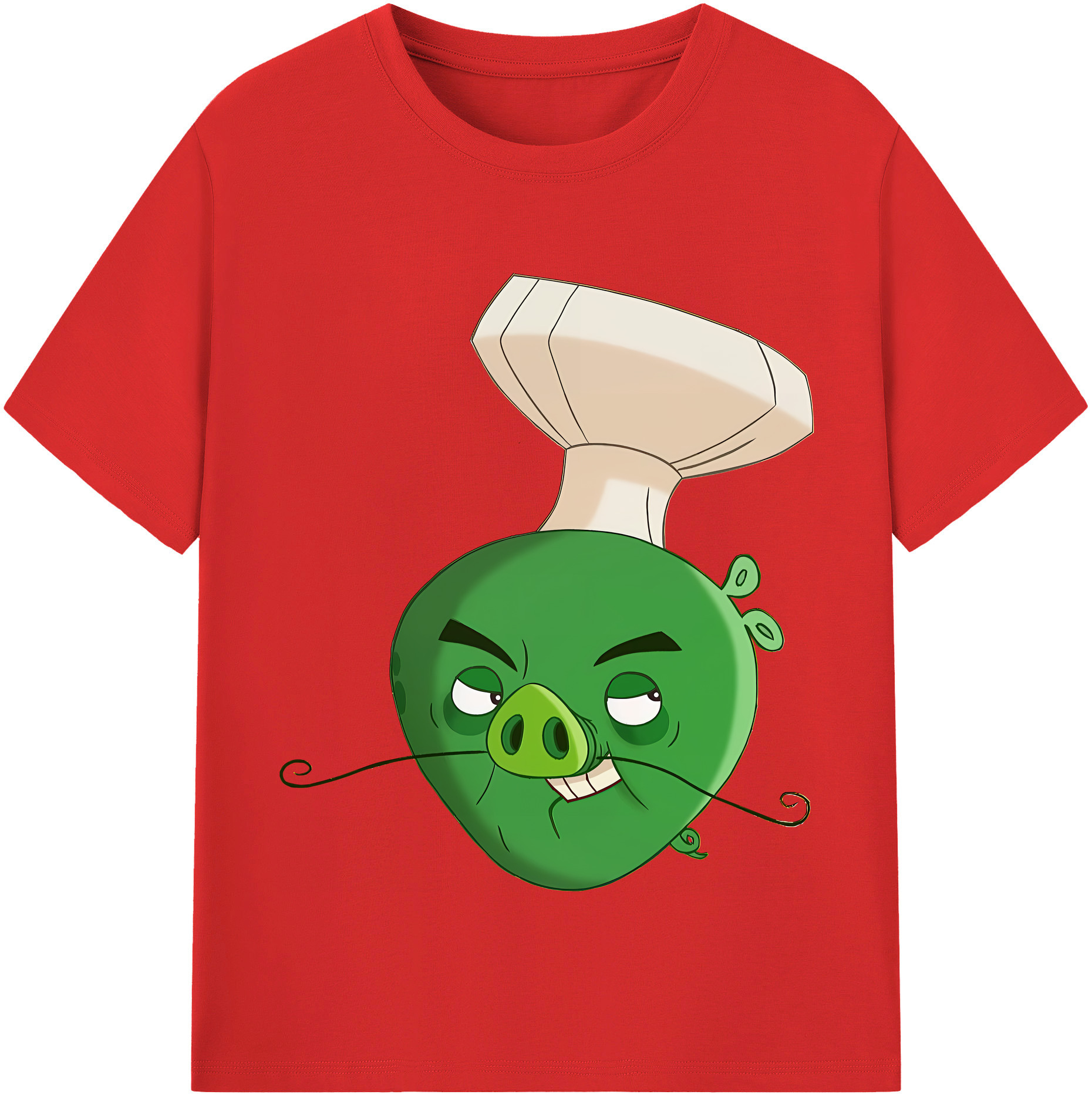 （画像用） Angry Birds アングリーバード 綿100％半袖Tシャツ（フロントプリント）