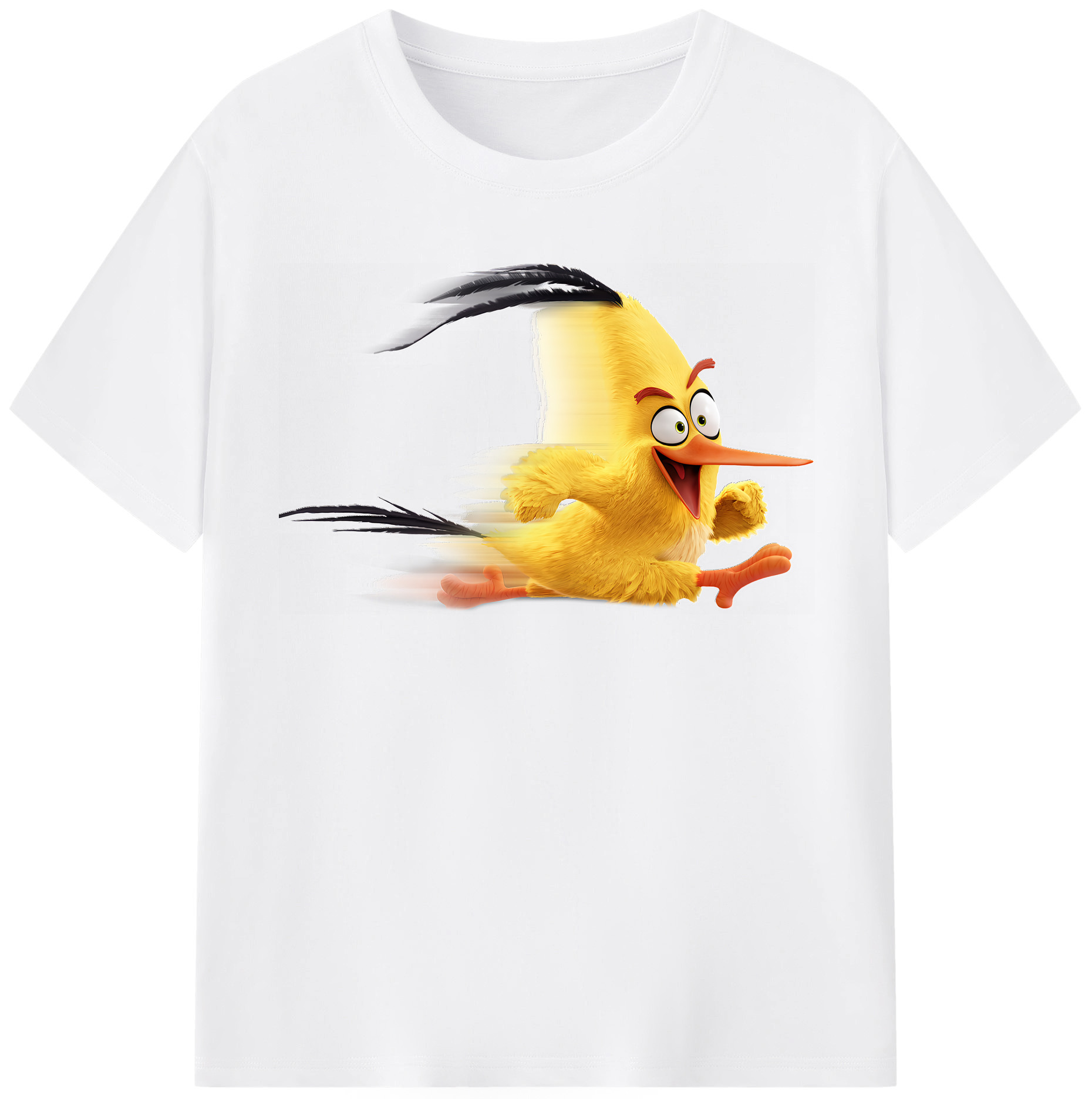 （画像用） Angry Birds アングリーバード 綿100％半袖Tシャツ（フロントプリント）