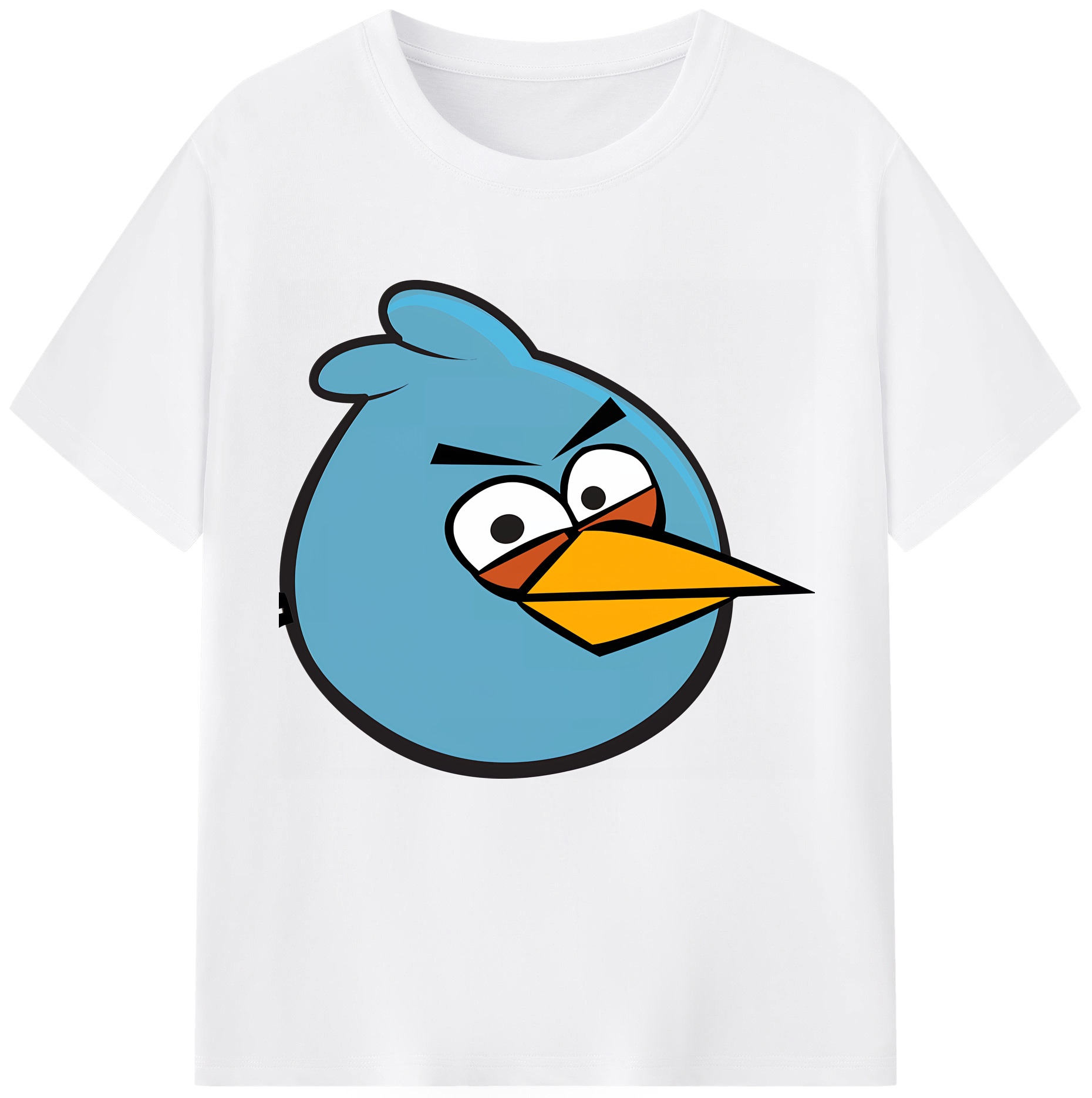 （画像用） Angry Birds アングリーバード 綿100％半袖Tシャツ（フロントプリント）