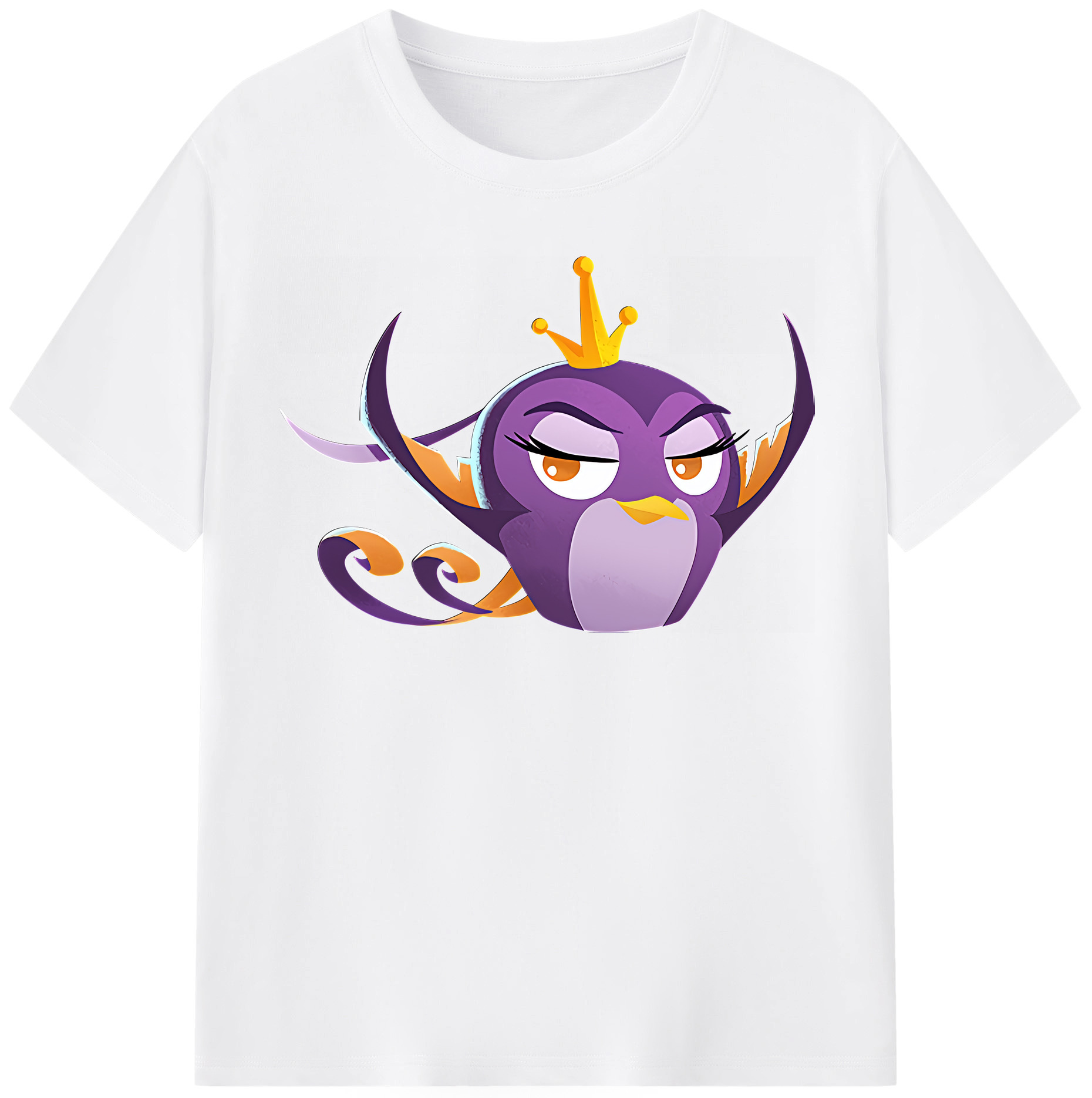 （画像用） Angry Birds アングリーバード 綿100％半袖Tシャツ（フロントプリント）