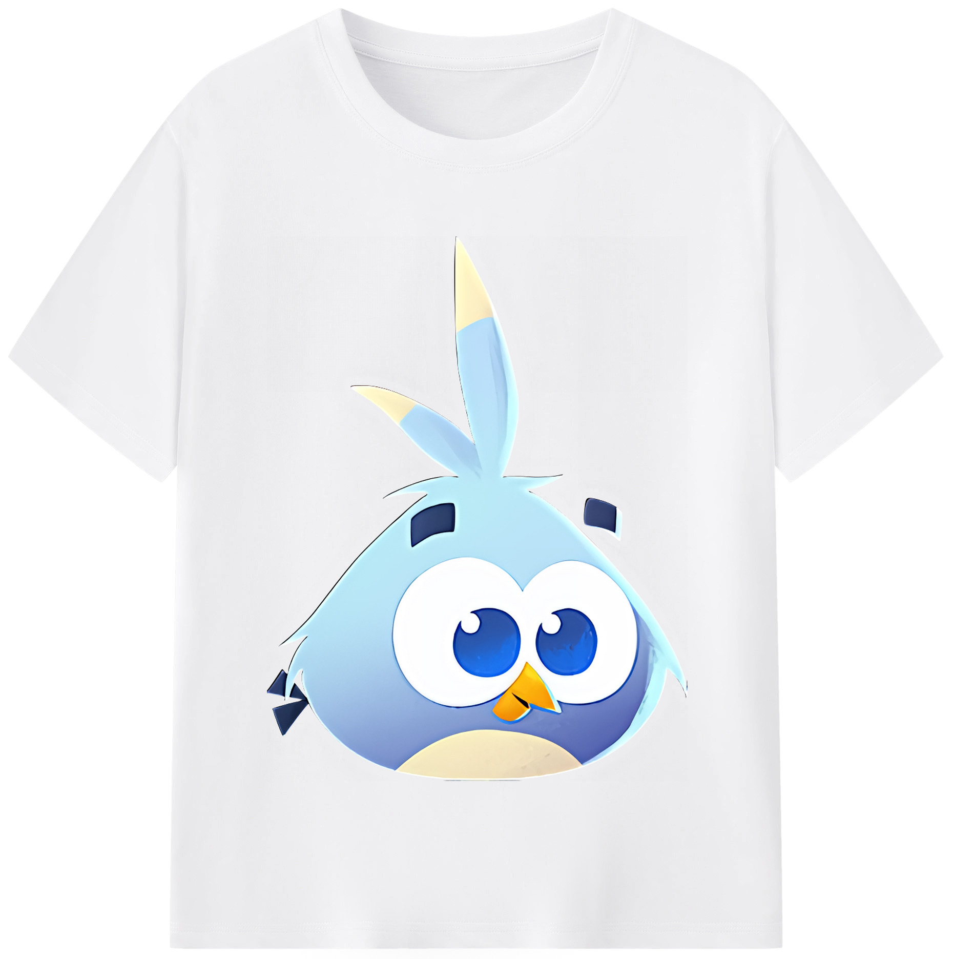 （画像用） Angry Birds アングリーバード 綿100％半袖Tシャツ（フロントプリント）