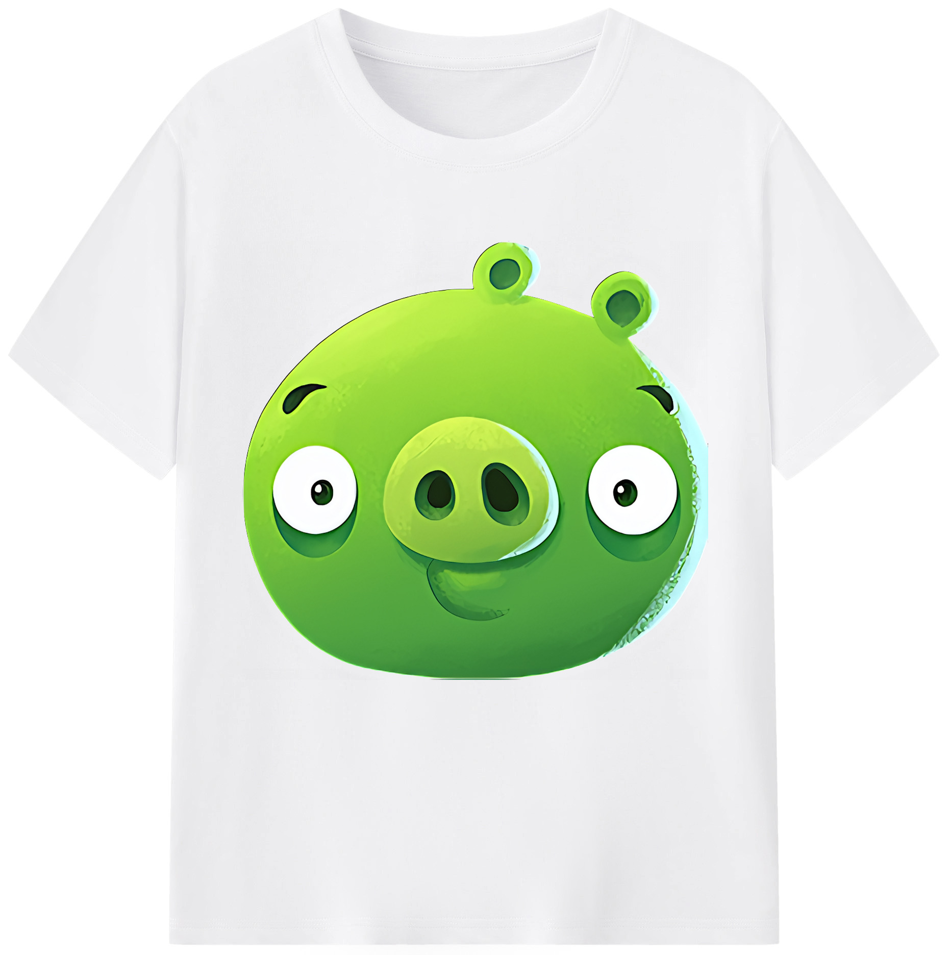 （画像用） Angry Birds アングリーバード 綿100％半袖Tシャツ（フロントプリント）