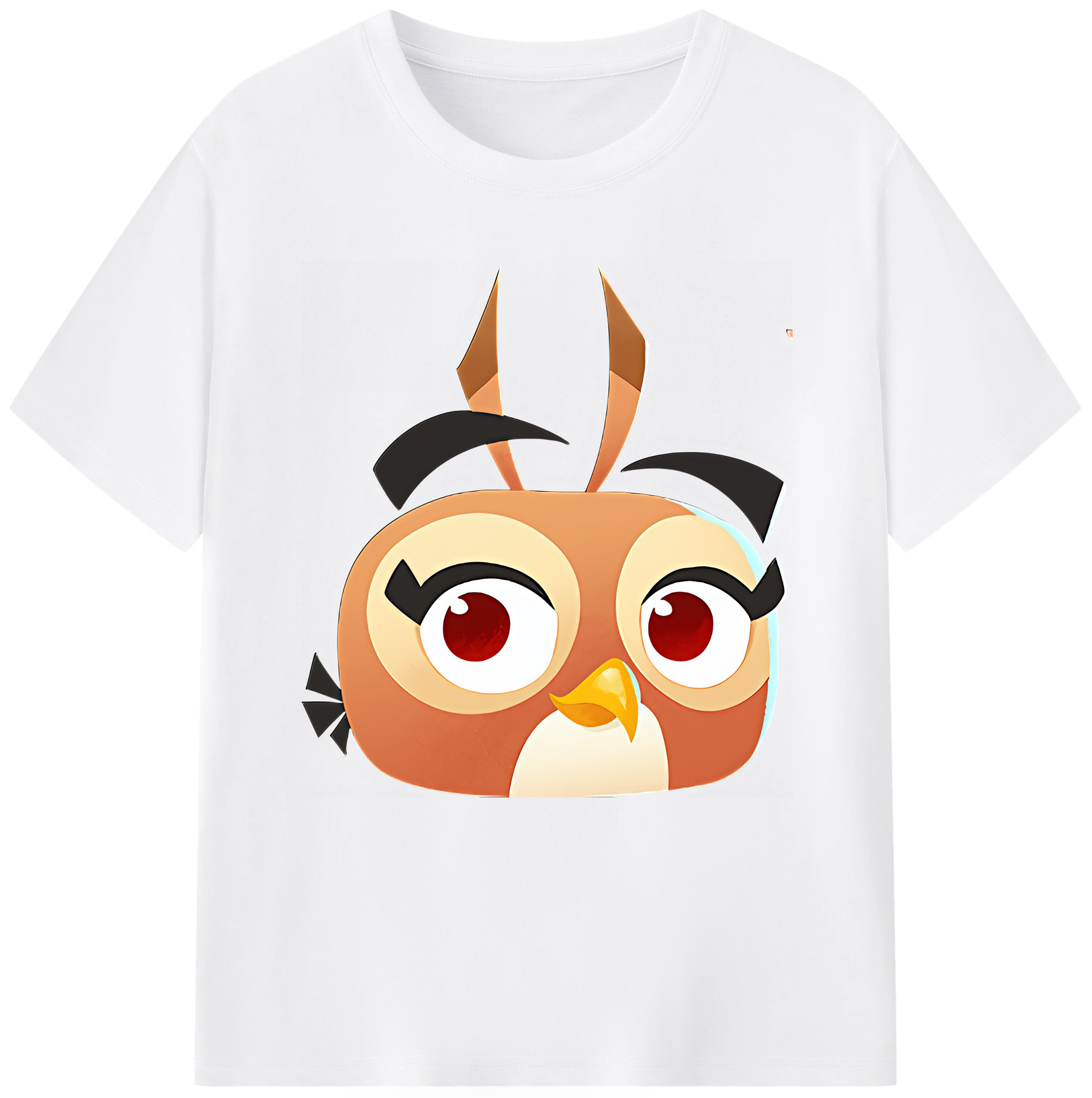 （画像用） Angry Birds アングリーバード 綿100％半袖Tシャツ（フロントプリント）