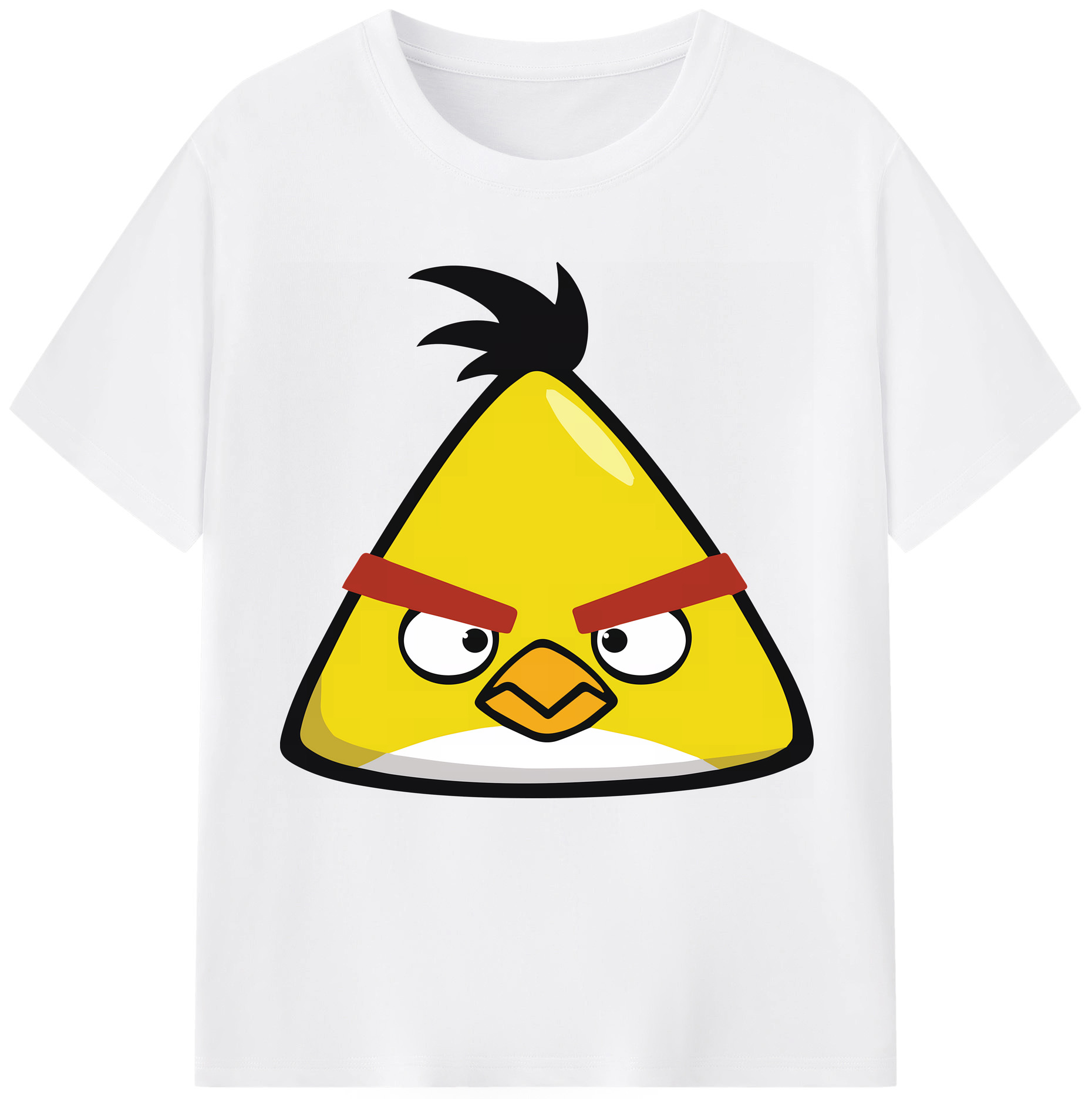 （画像用） Angry Birds アングリーバード 綿100％半袖Tシャツ（フロントプリント）