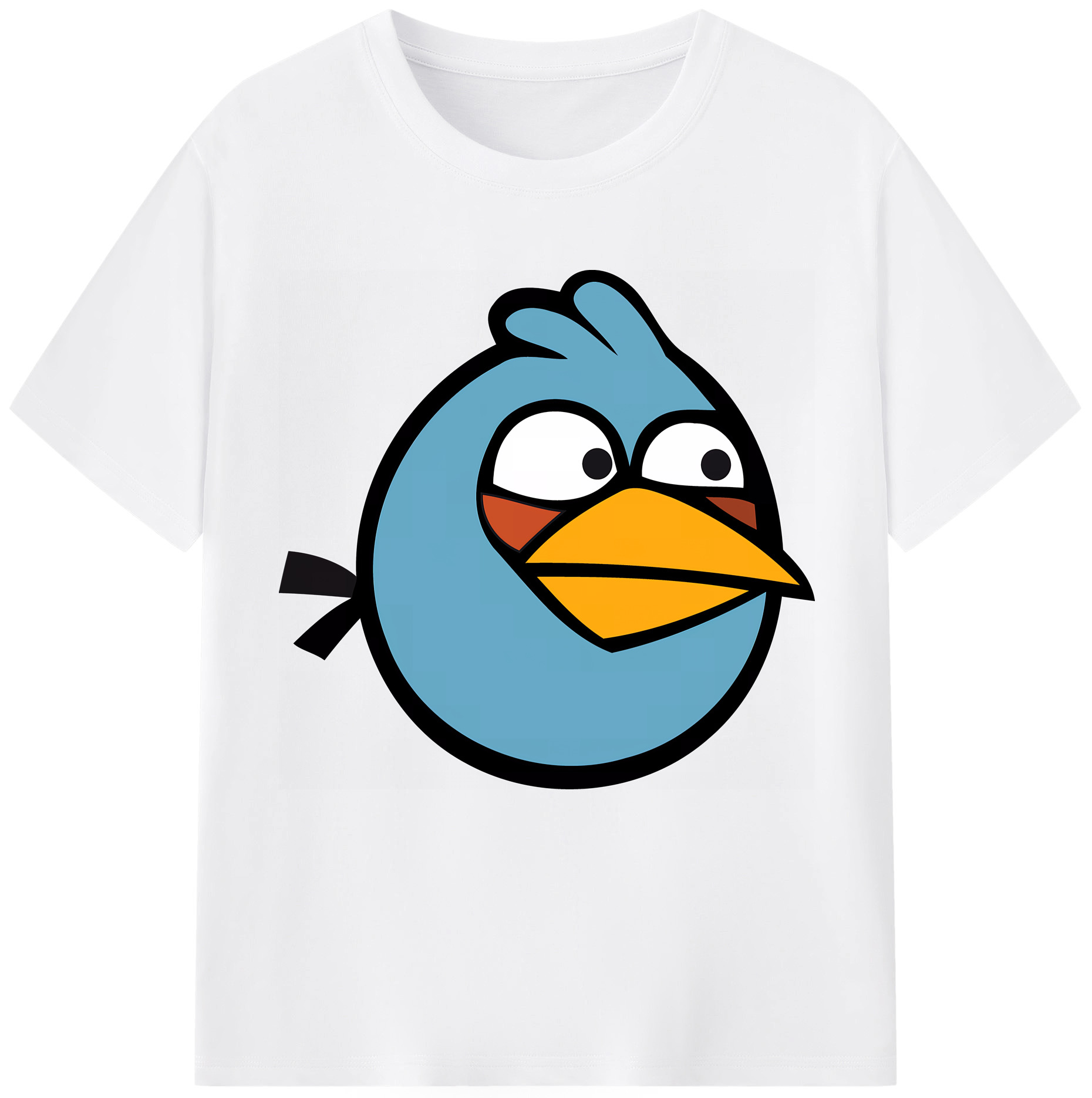 （画像用） Angry Birds アングリーバード 綿100％半袖Tシャツ（フロントプリント）