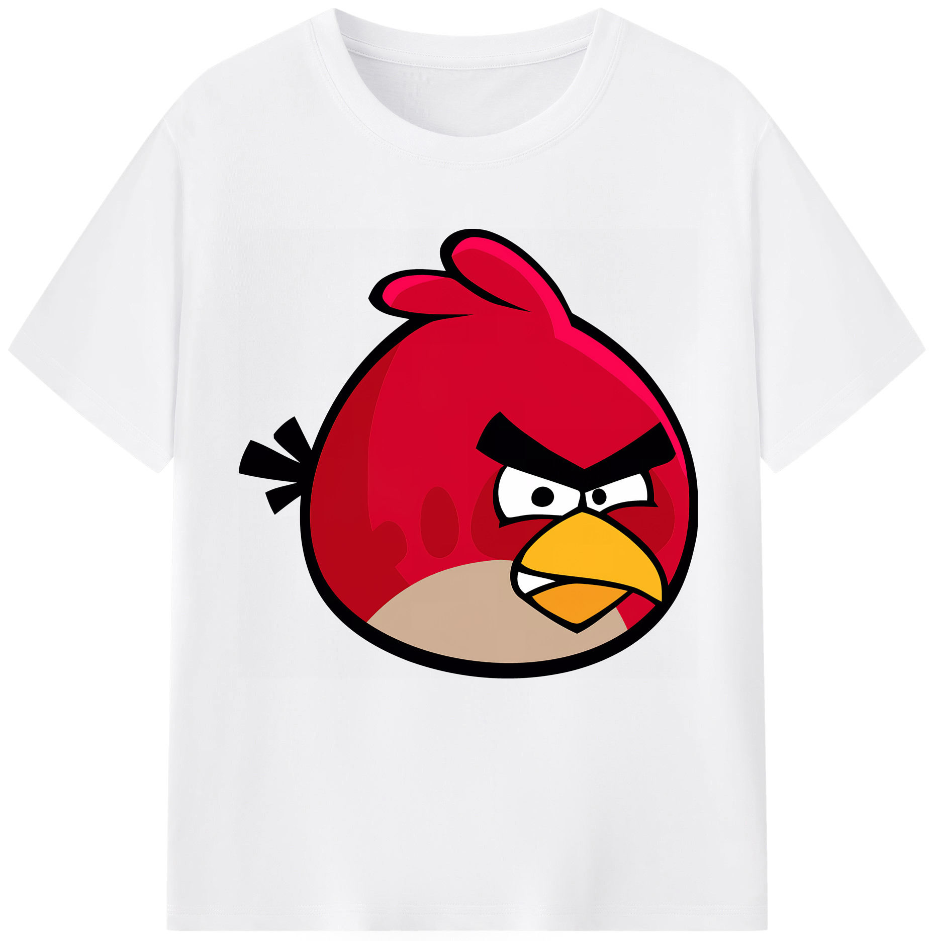 （画像用） Angry Birds アングリーバード 綿100％半袖Tシャツ（フロントプリント）