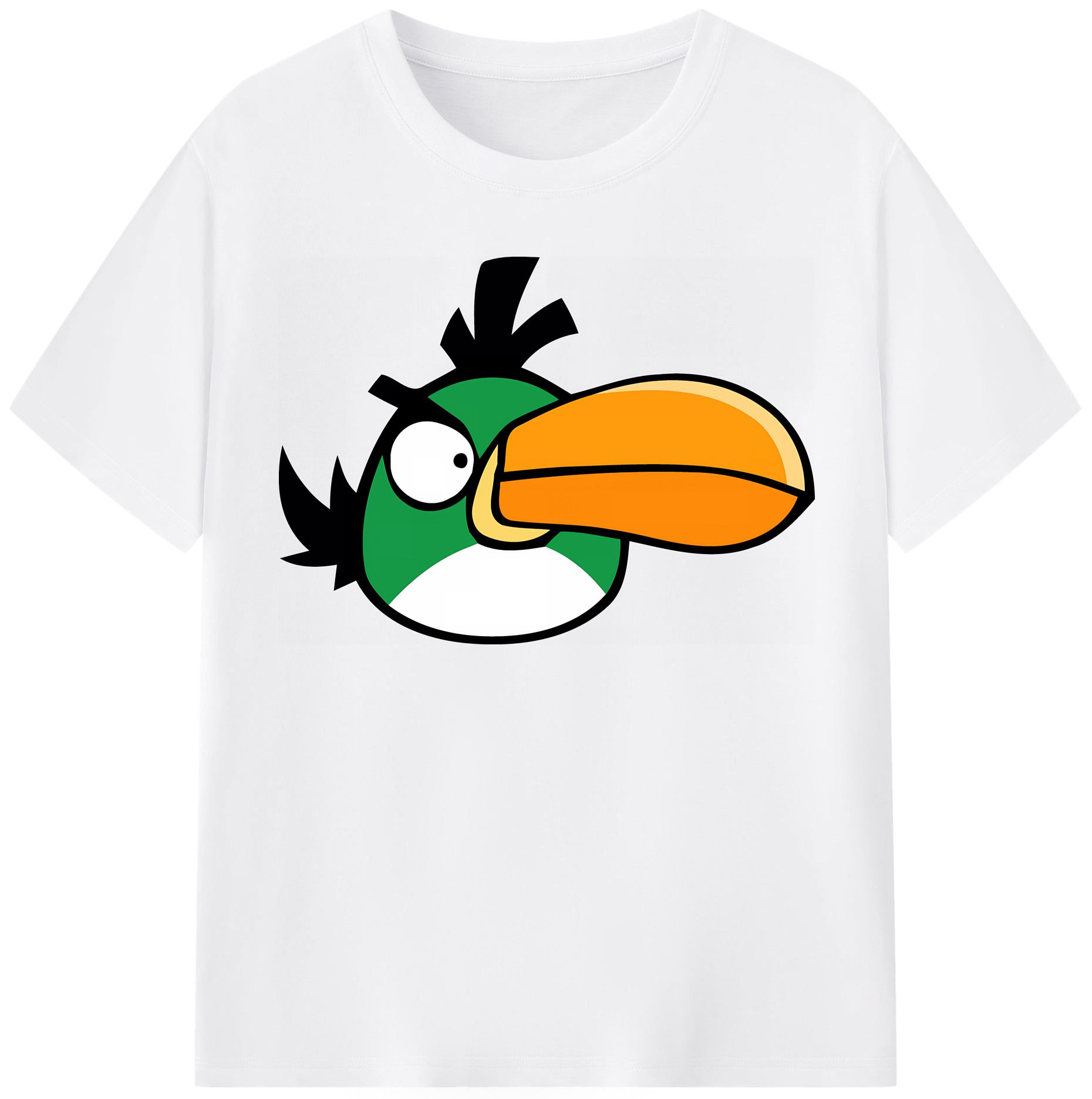 （画像用） Angry Birds アングリーバード 綿100％半袖Tシャツ（フロントプリント）