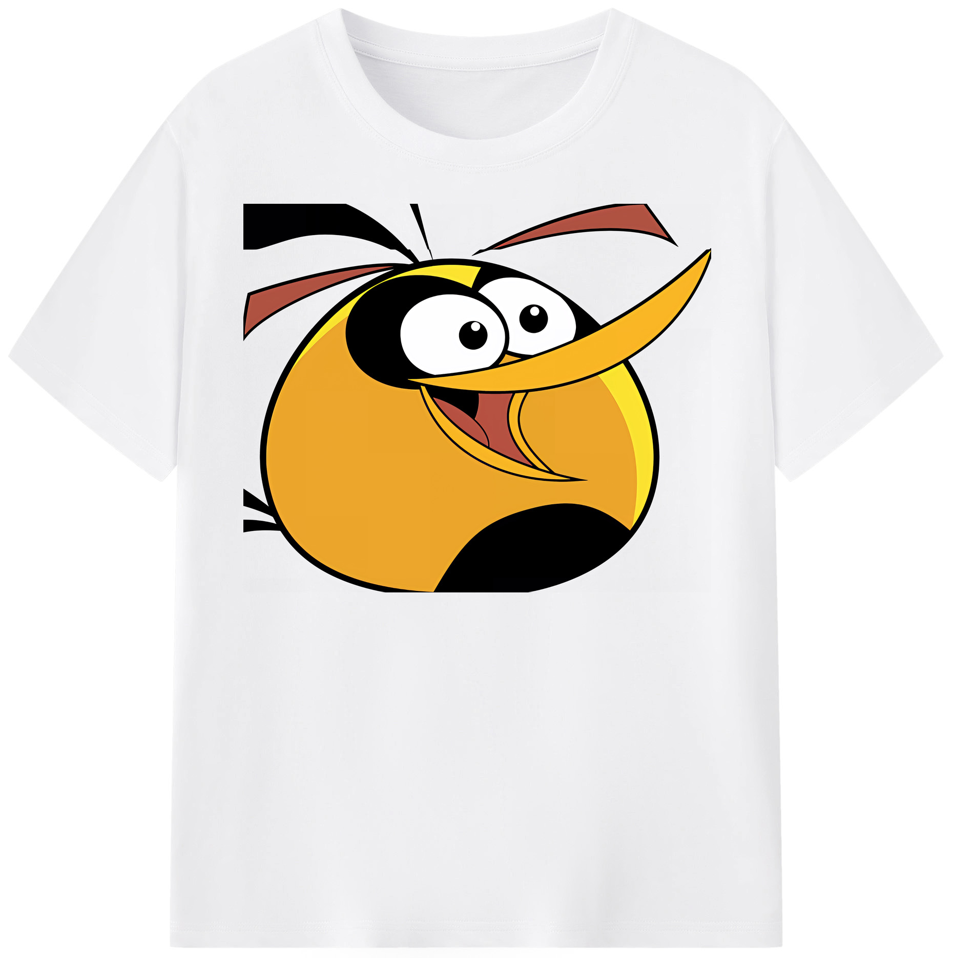（画像用） Angry Birds アングリーバード 綿100％半袖Tシャツ（フロントプリント）