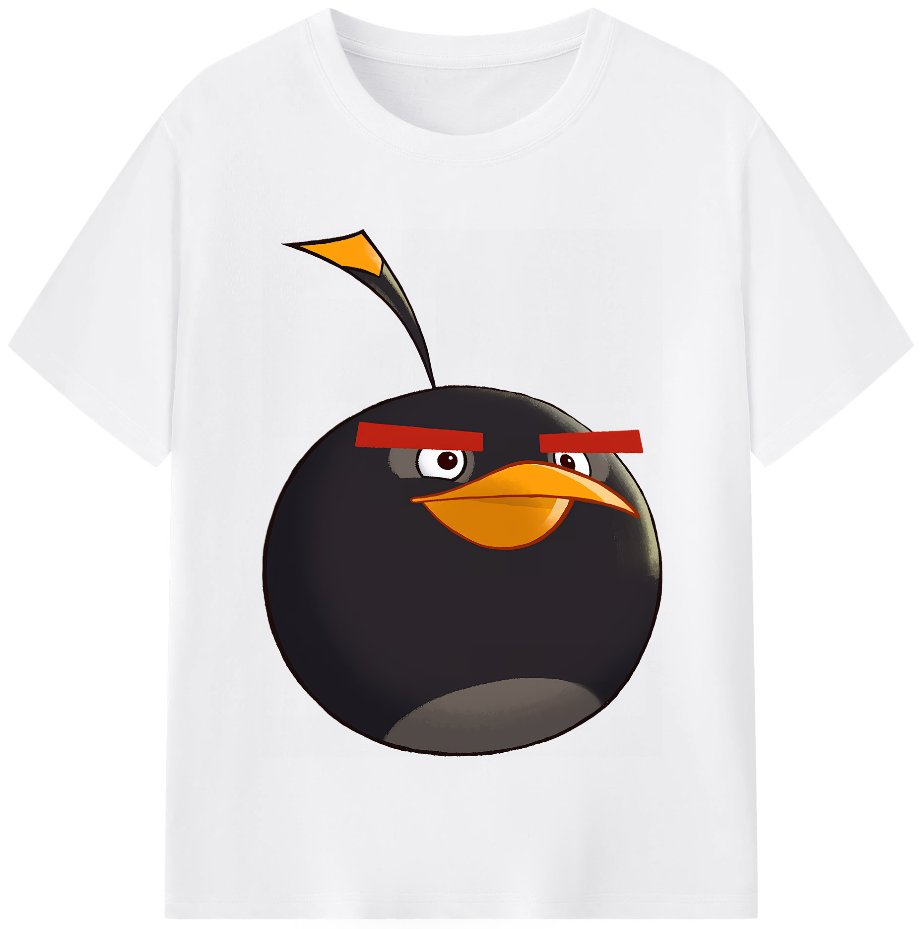 （画像用） Angry Birds アングリーバード 綿100％半袖Tシャツ（フロントプリント）