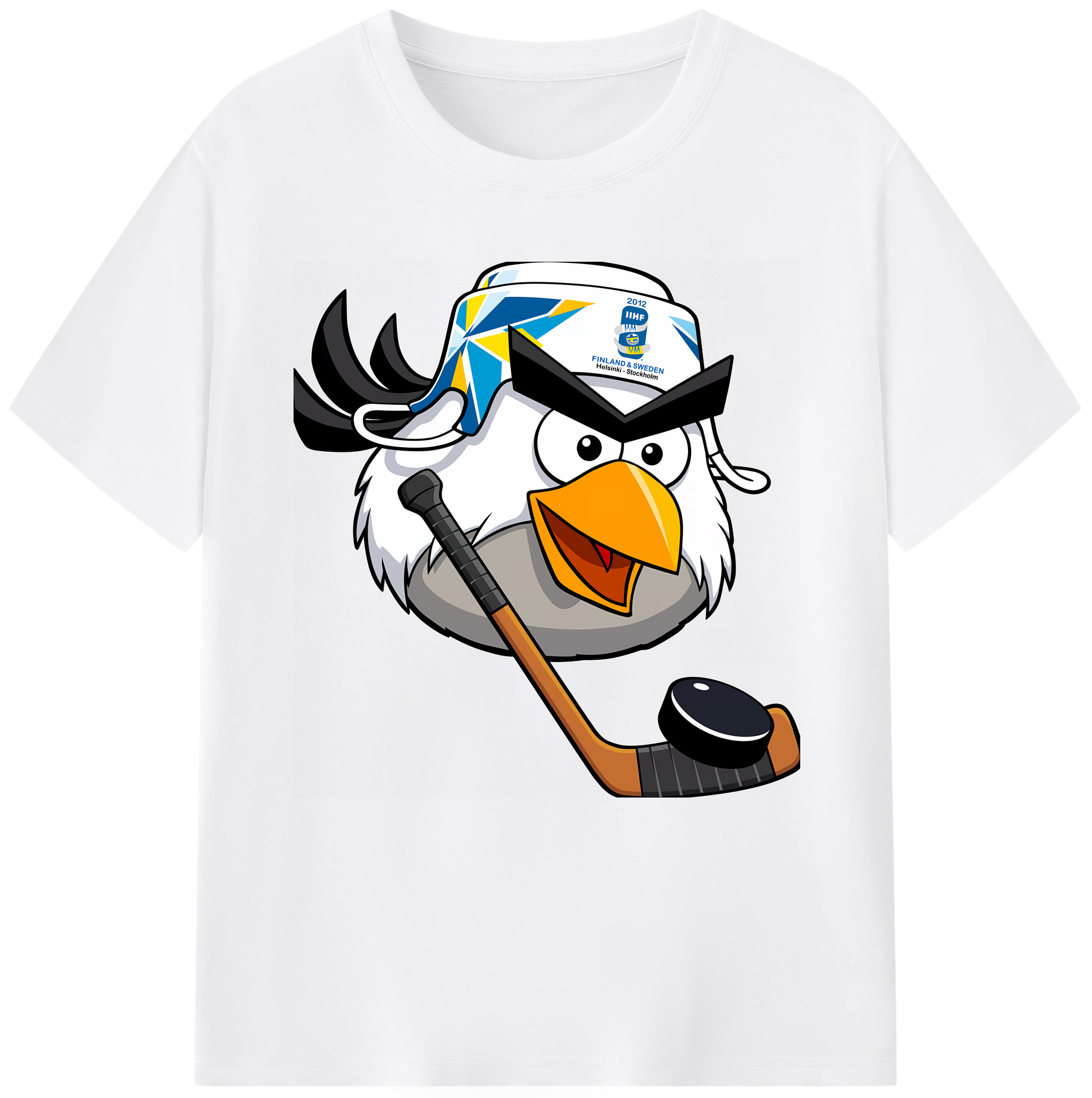 （画像用） Angry Birds アングリーバード 綿100％半袖Tシャツ（フロントプリント）