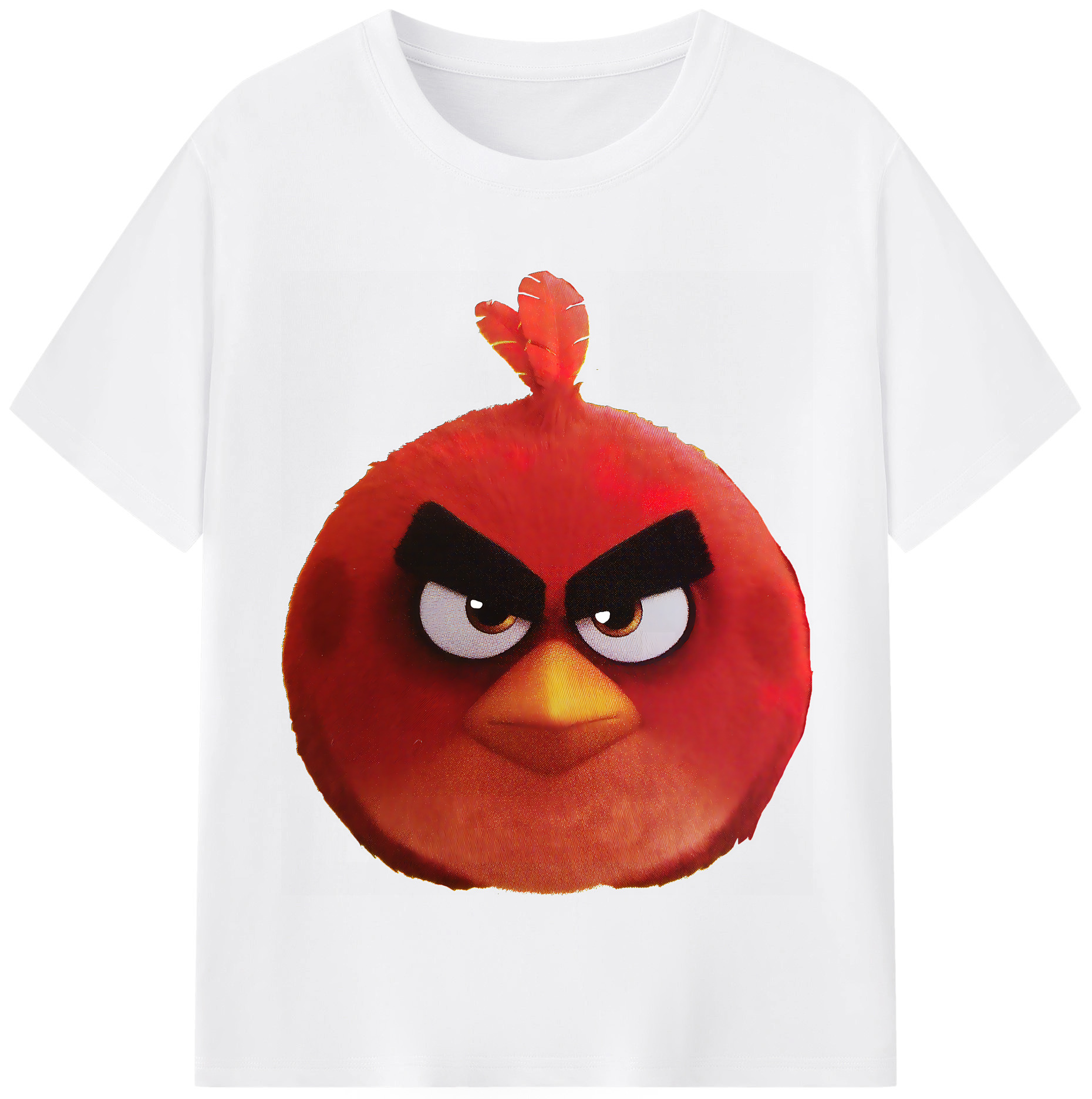（画像用） Angry Birds アングリーバード 綿100％半袖Tシャツ（フロントプリント）
