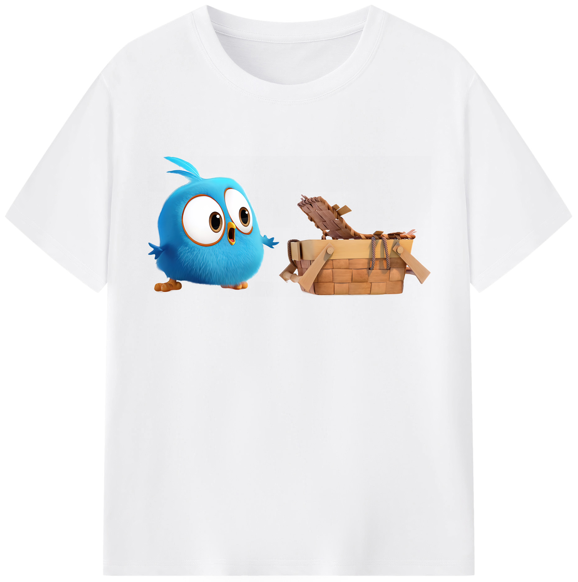 （画像用） Angry Birds アングリーバード 綿100％半袖Tシャツ（フロントプリント）