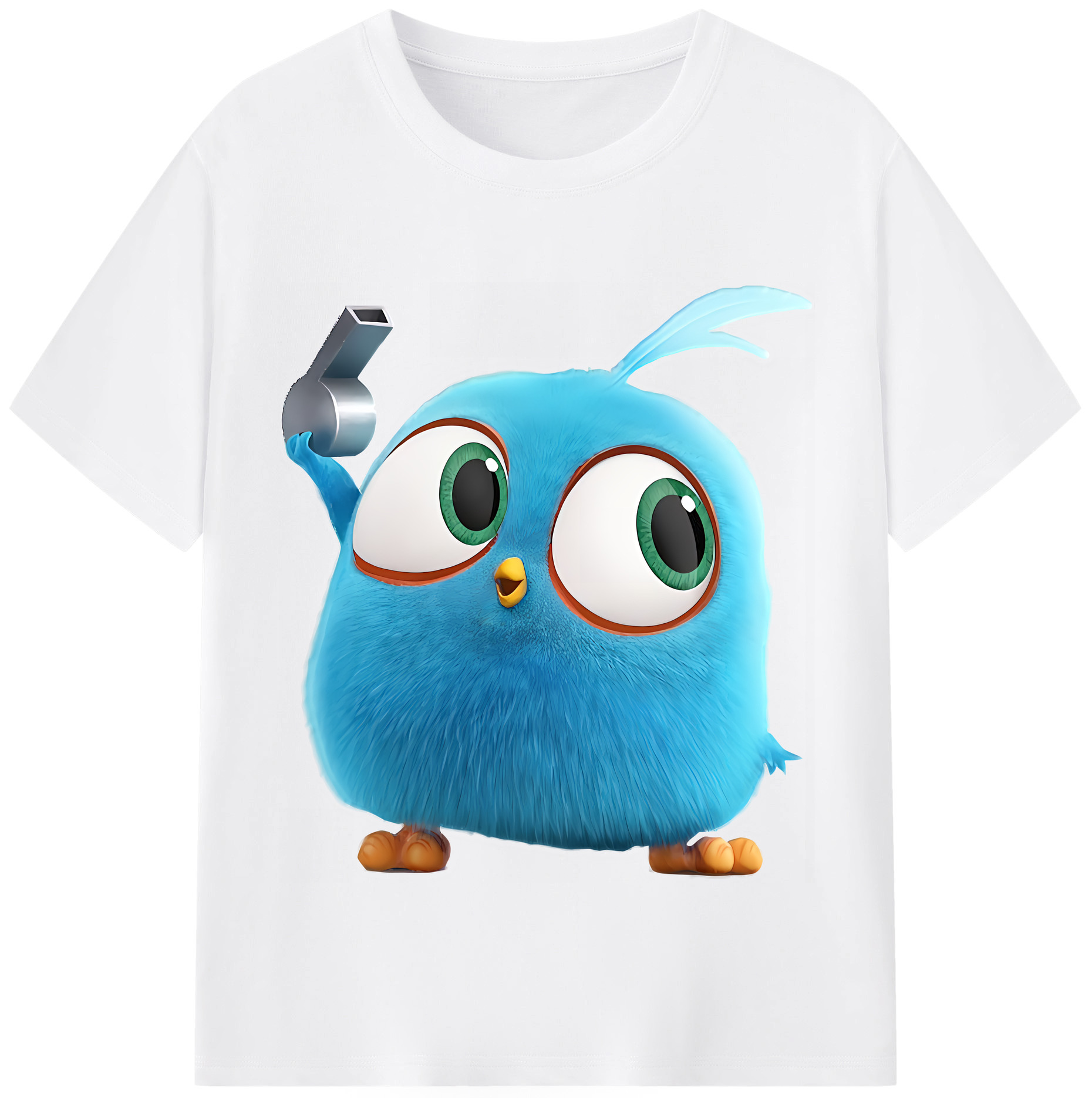 （画像用） Angry Birds アングリーバード 綿100％半袖Tシャツ（フロントプリント）