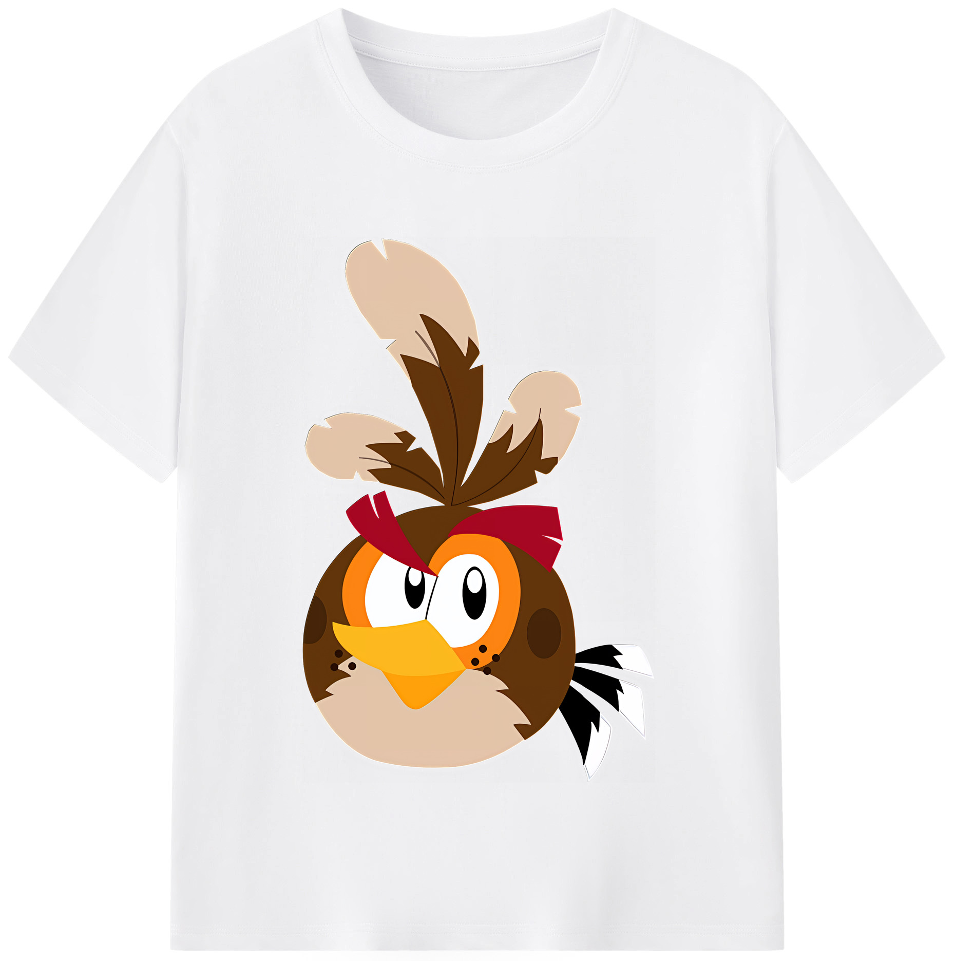 （画像用） Angry Birds アングリーバード 綿100％半袖Tシャツ（フロントプリント）