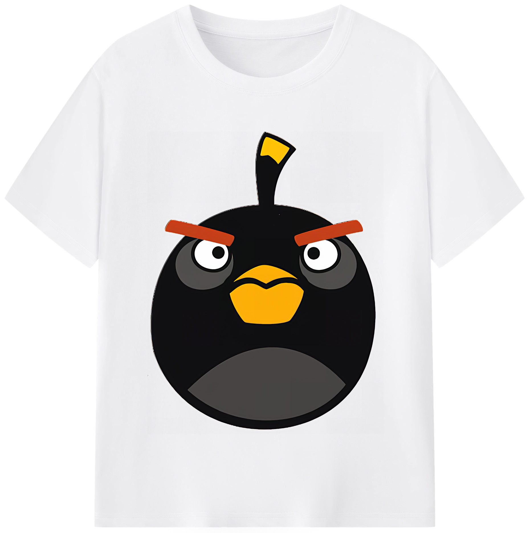 （画像用） Angry Birds アングリーバード 綿100％半袖Tシャツ（フロントプリント）