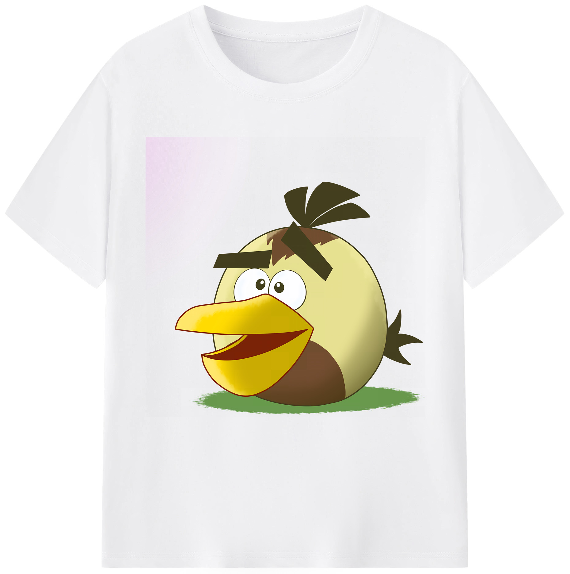 （画像用） Angry Birds アングリーバード 綿100％半袖Tシャツ（フロントプリント）