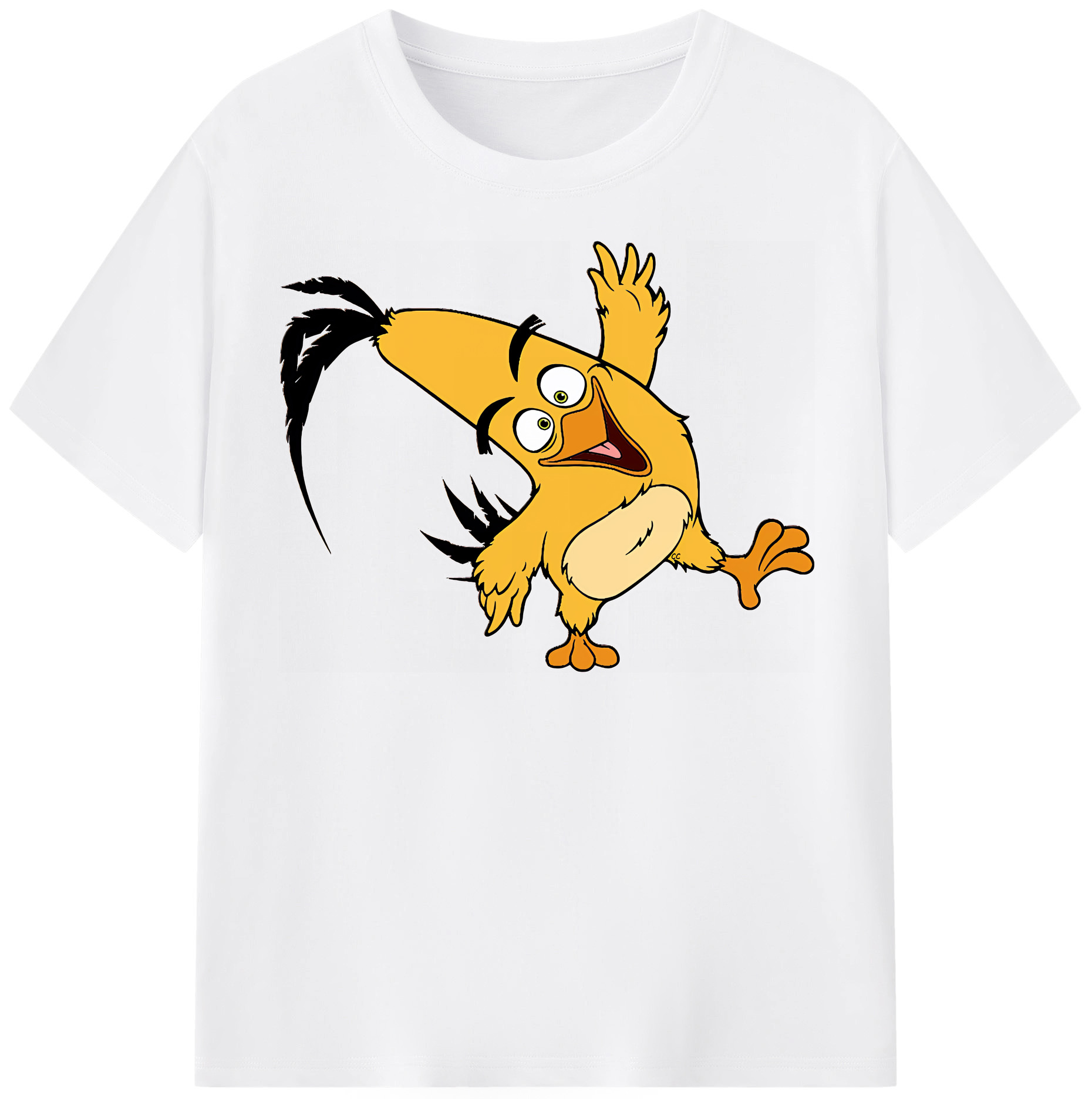 （画像用） Angry Birds アングリーバード 綿100％半袖Tシャツ（フロントプリント）