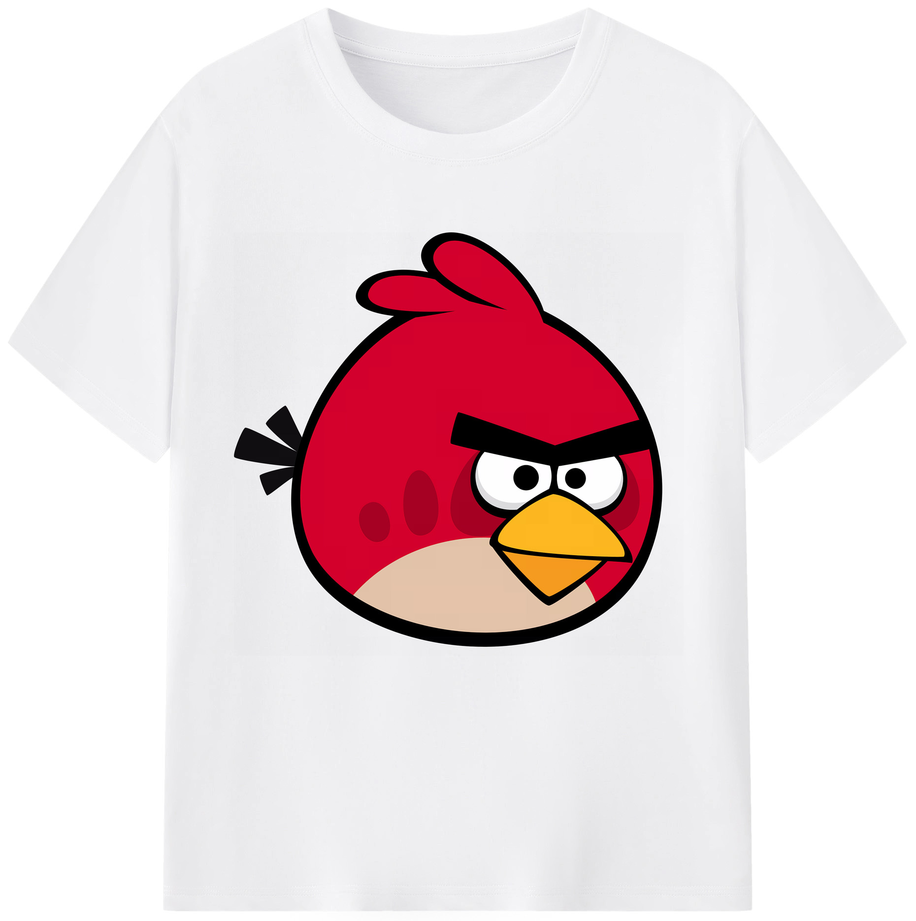 （画像用） Angry Birds アングリーバード 綿100％半袖Tシャツ（フロントプリント）