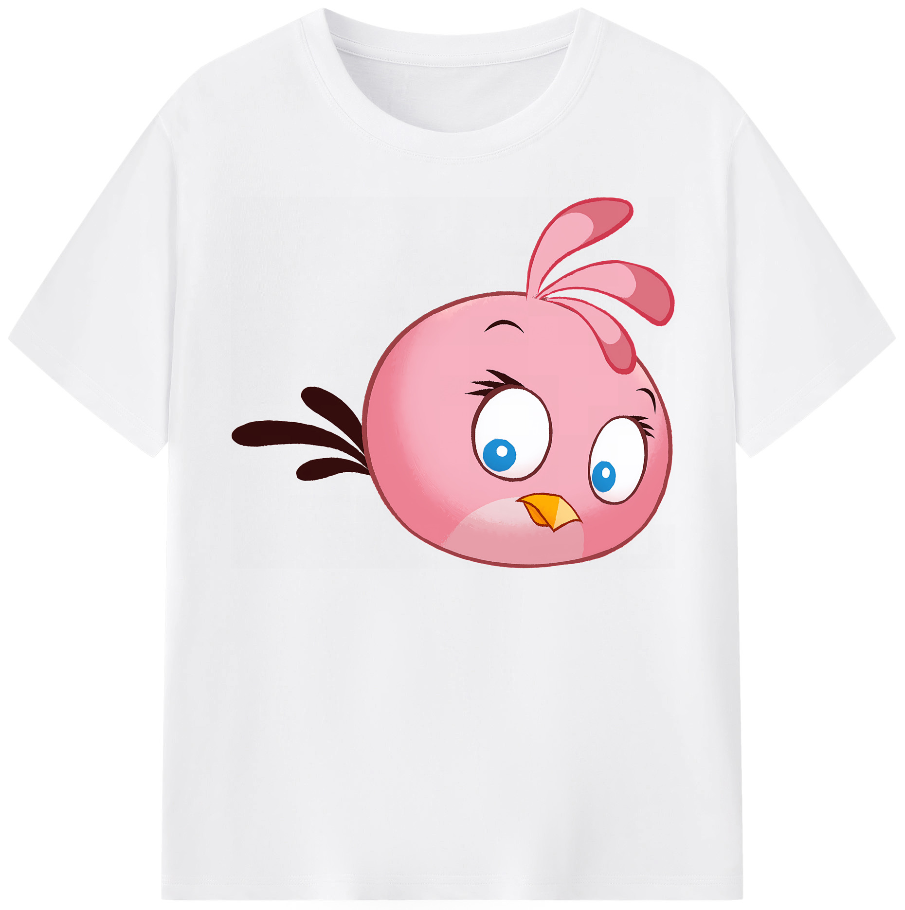（画像用） Angry Birds アングリーバード 綿100％半袖Tシャツ（フロントプリント）