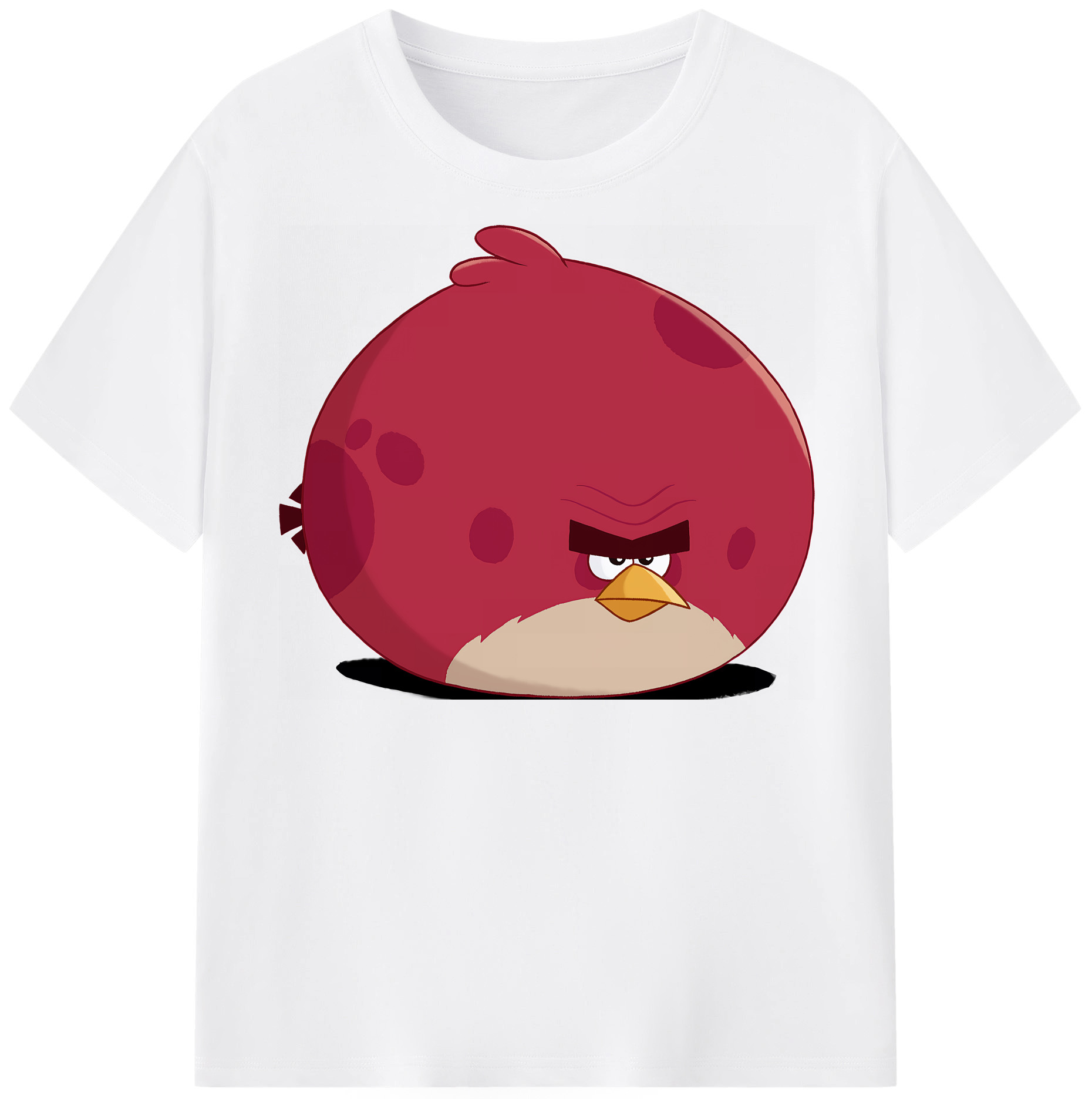 （画像用） Angry Birds アングリーバード 綿100％半袖Tシャツ（フロントプリント）