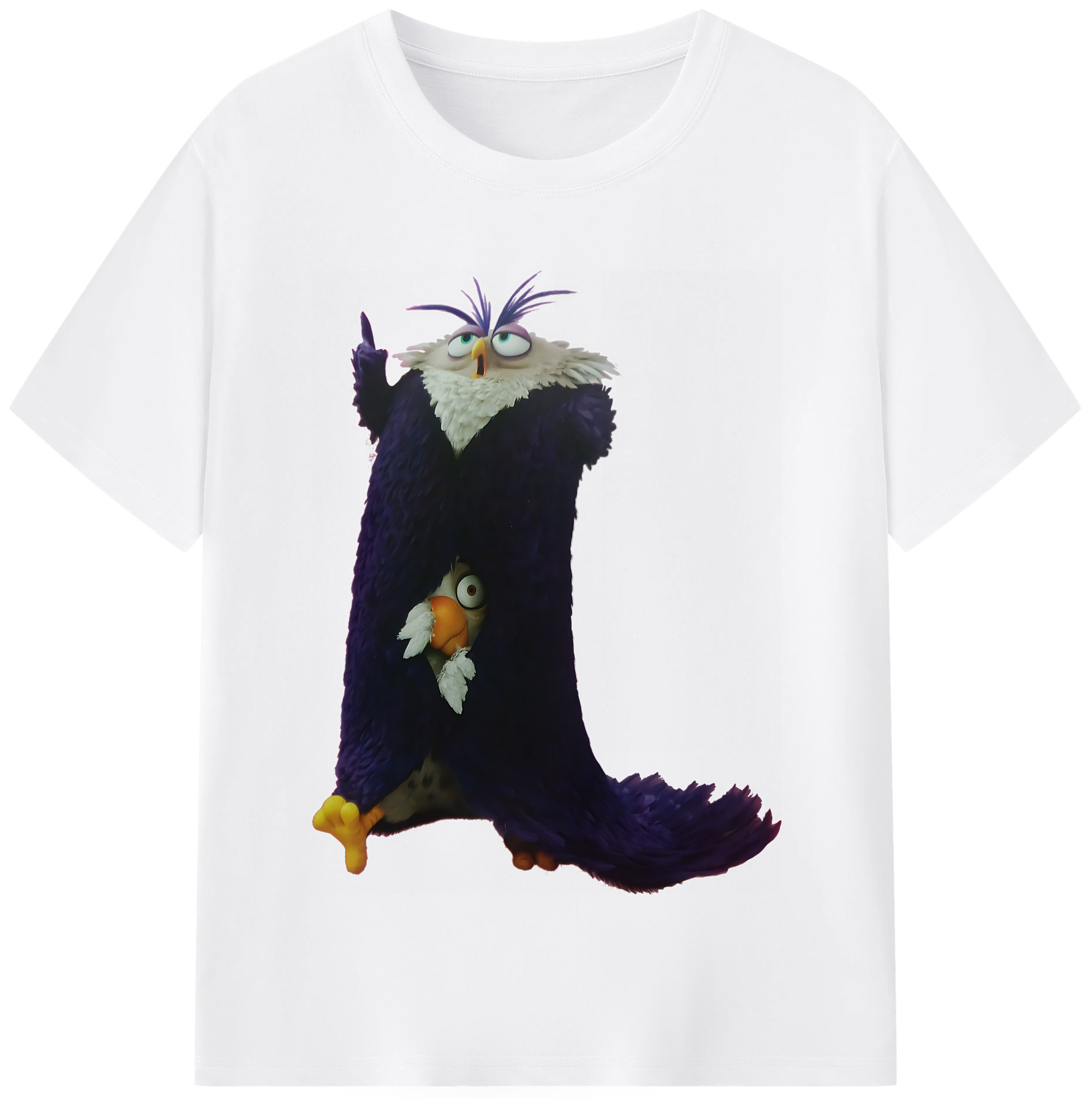 （画像用） Angry Birds アングリーバード 綿100％半袖Tシャツ（フロントプリント）