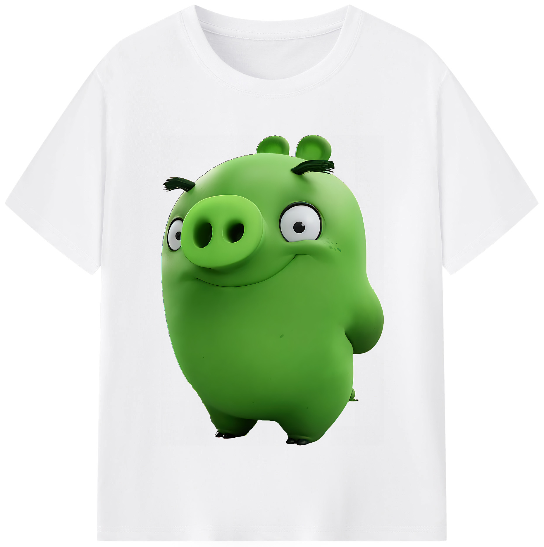 （画像用） Angry Birds アングリーバード 綿100％半袖Tシャツ（フロントプリント）