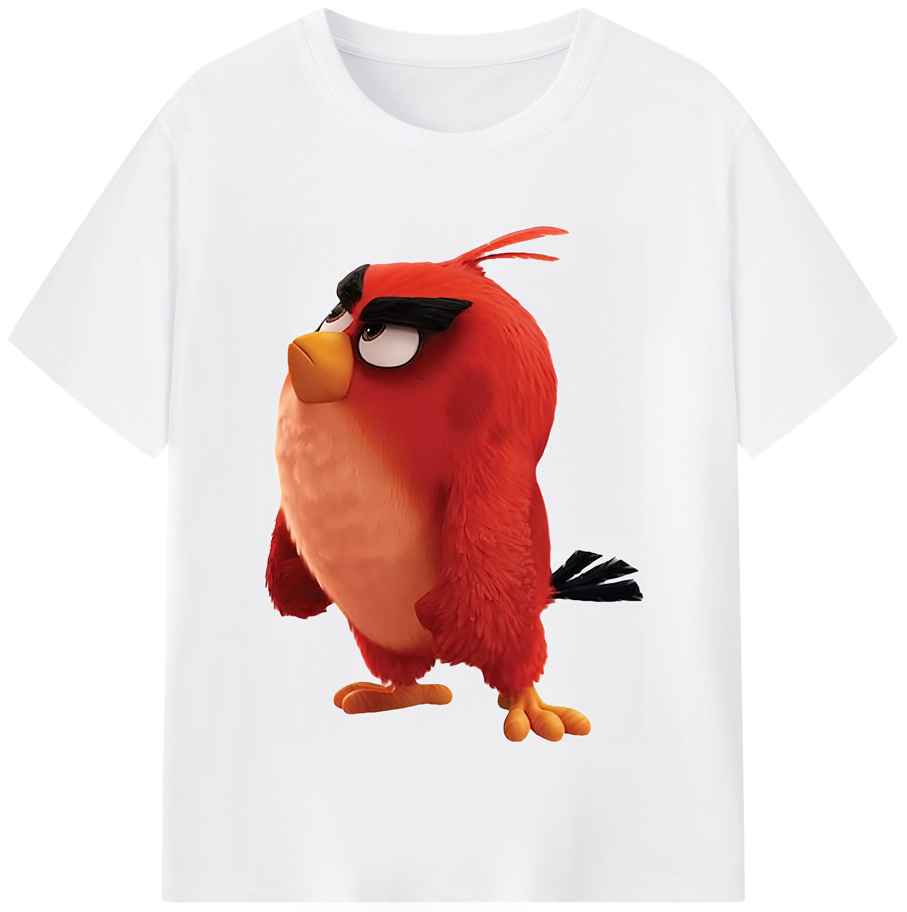 （画像用） Angry Birds アングリーバード 綿100％半袖Tシャツ（フロントプリント）
