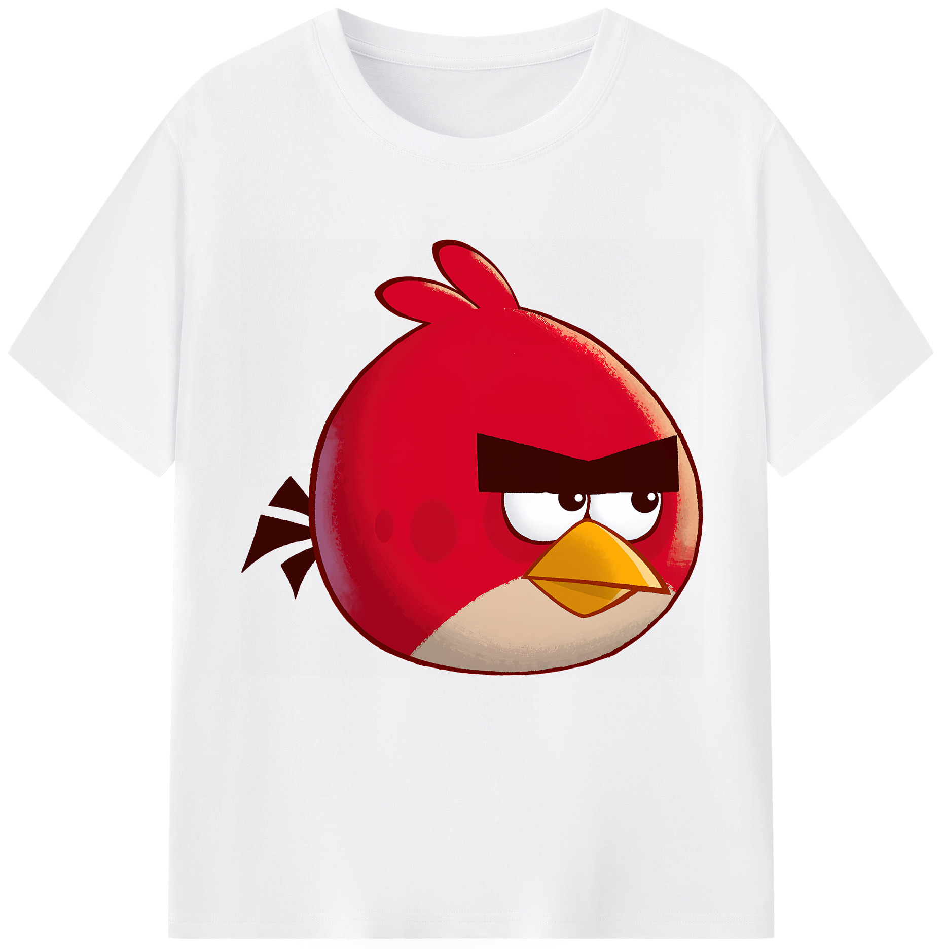 （画像用） Angry Birds アングリーバード 綿100％半袖Tシャツ（フロントプリント）