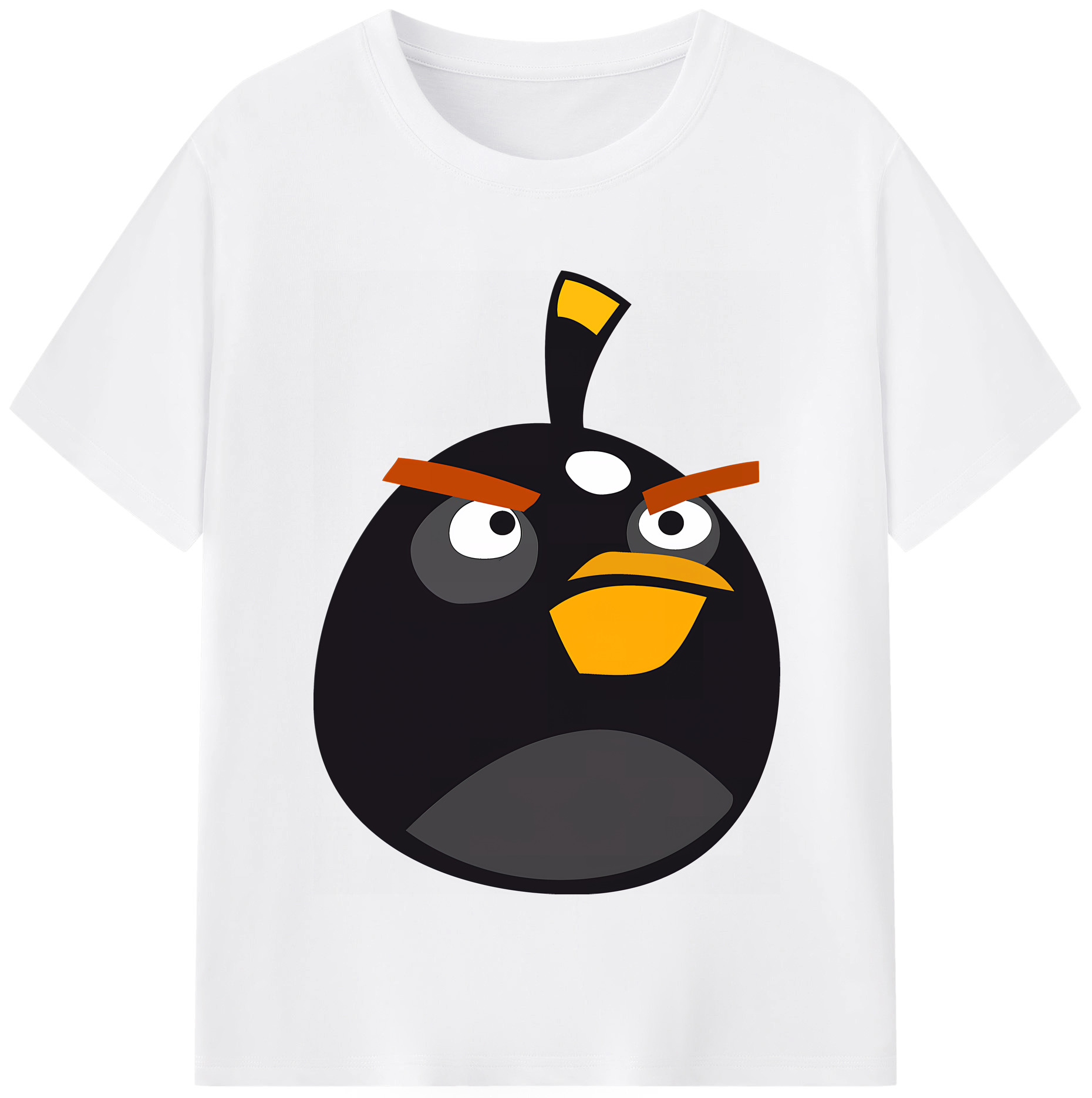 （画像用） Angry Birds アングリーバード 綿100％半袖Tシャツ（フロントプリント）