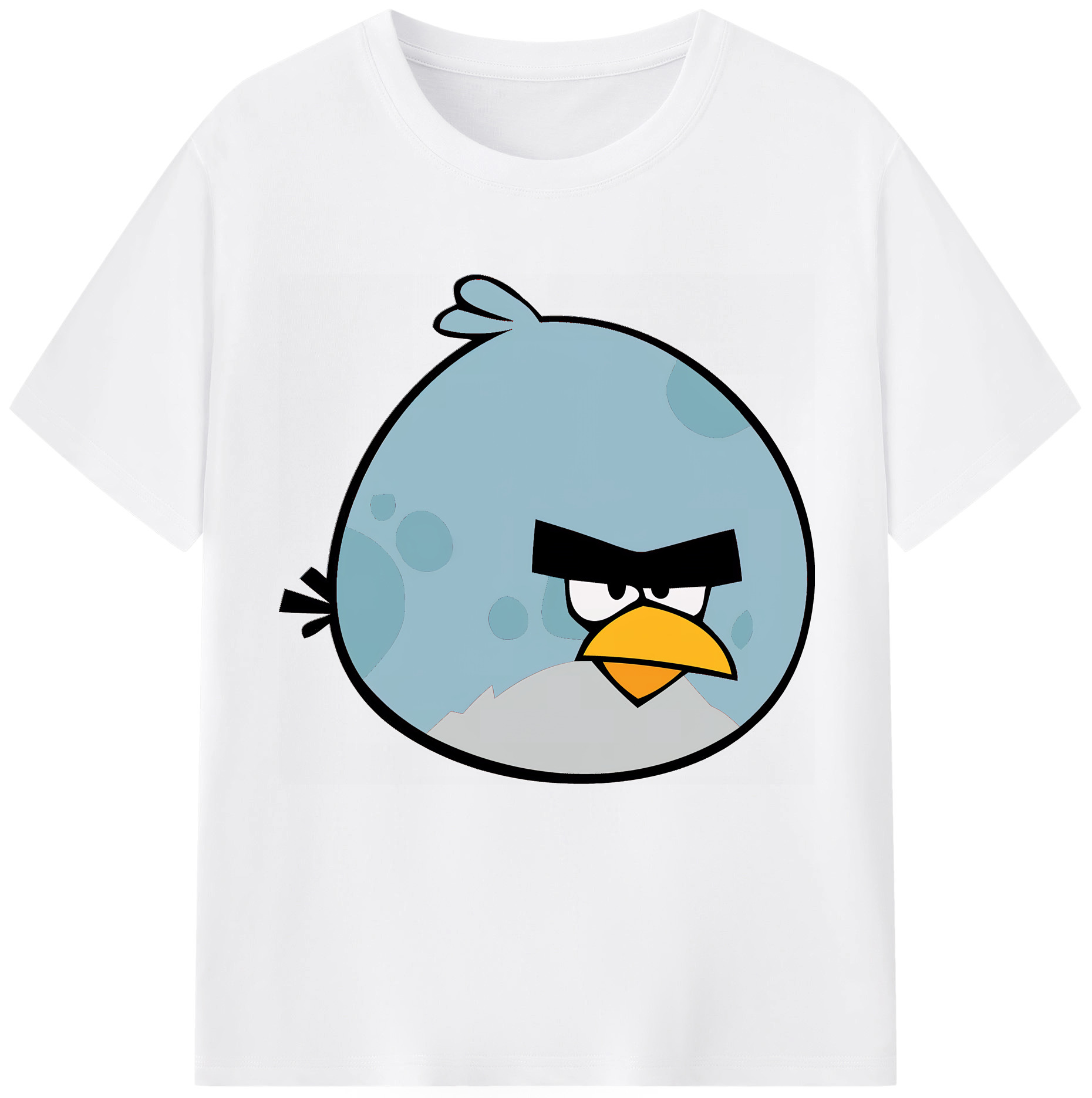 （画像用） Angry Birds アングリーバード 綿100％半袖Tシャツ（フロントプリント）
