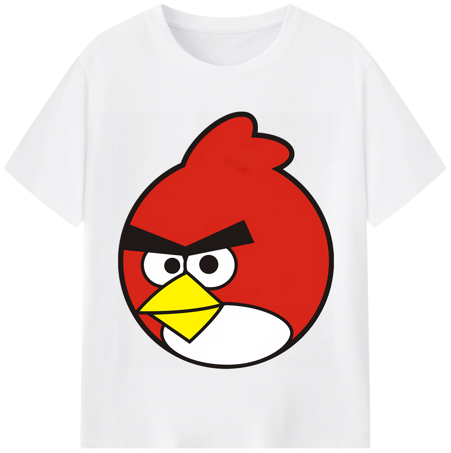 （画像用） Angry Birds アングリーバード 綿100％半袖Tシャツ（フロントプリント）