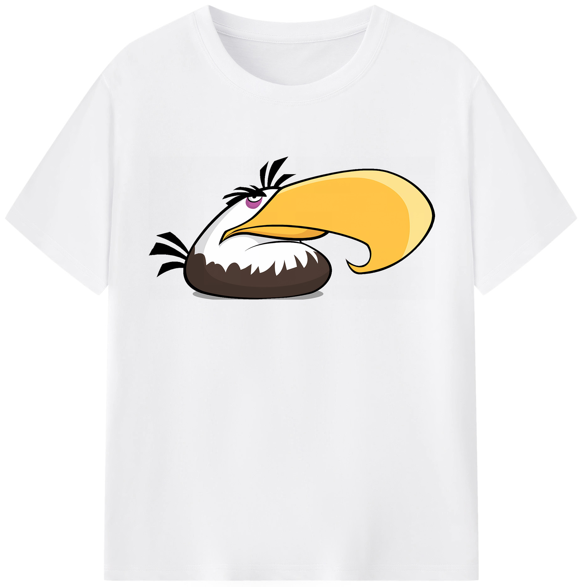 （画像用） Angry Birds アングリーバード 綿100％半袖Tシャツ（フロントプリント）