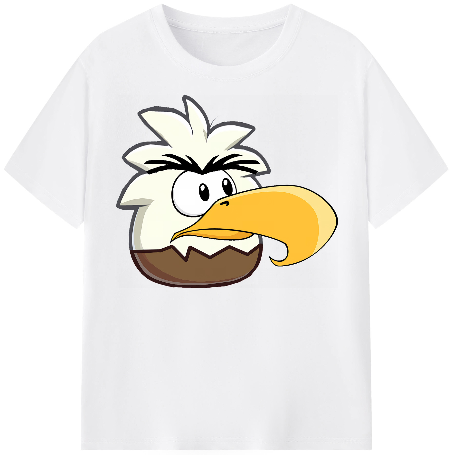 （画像用） Angry Birds アングリーバード 綿100％半袖Tシャツ（フロントプリント）