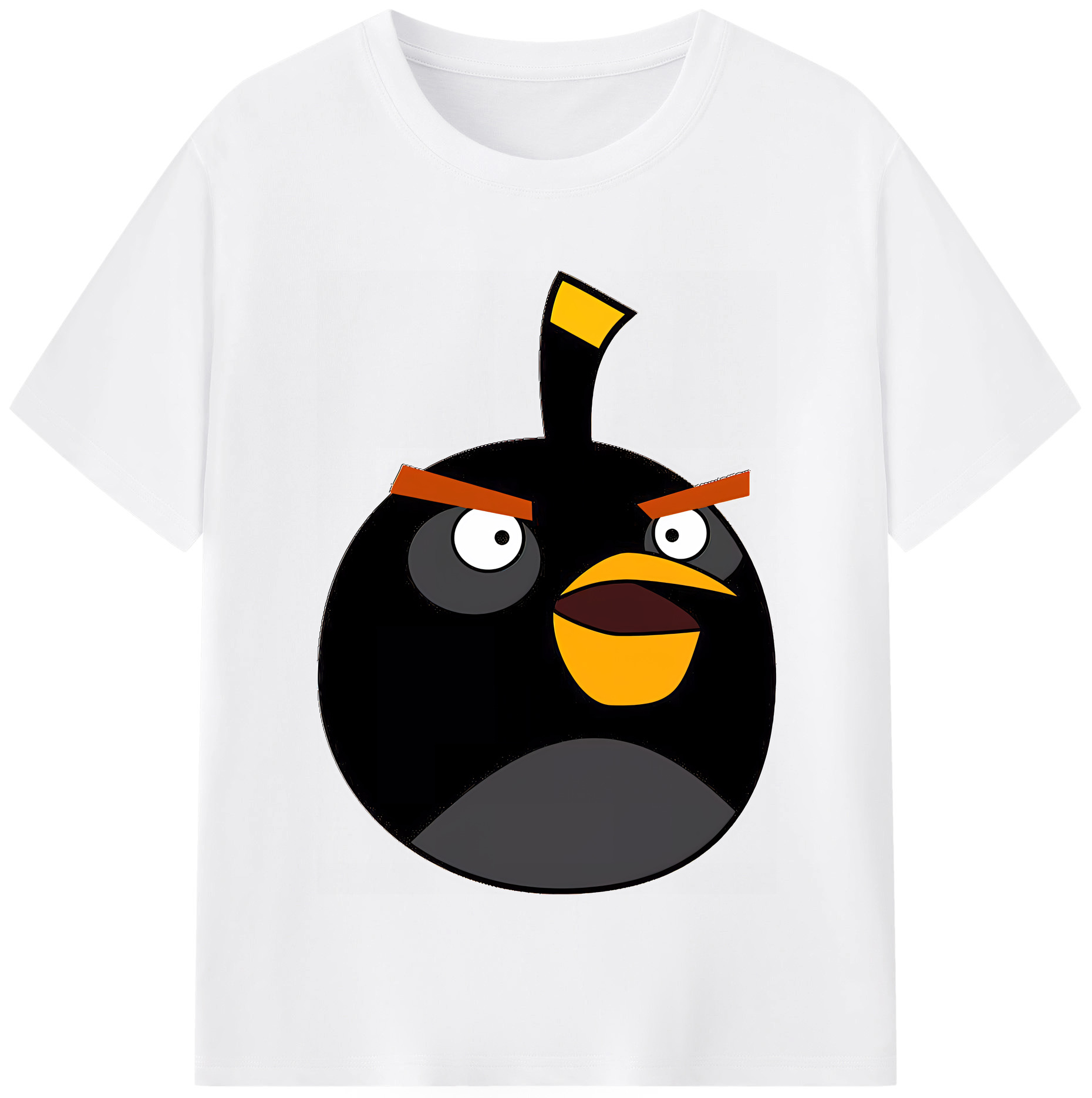 （画像用） Angry Birds アングリーバード 綿100％半袖Tシャツ（フロントプリント）