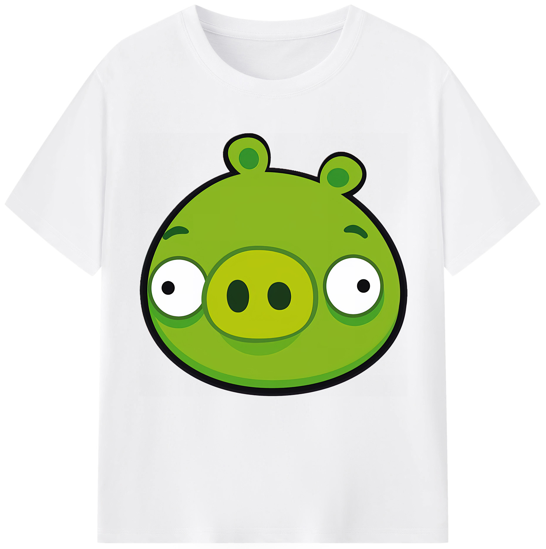 （画像用） Angry Birds アングリーバード 綿100％半袖Tシャツ（フロントプリント）