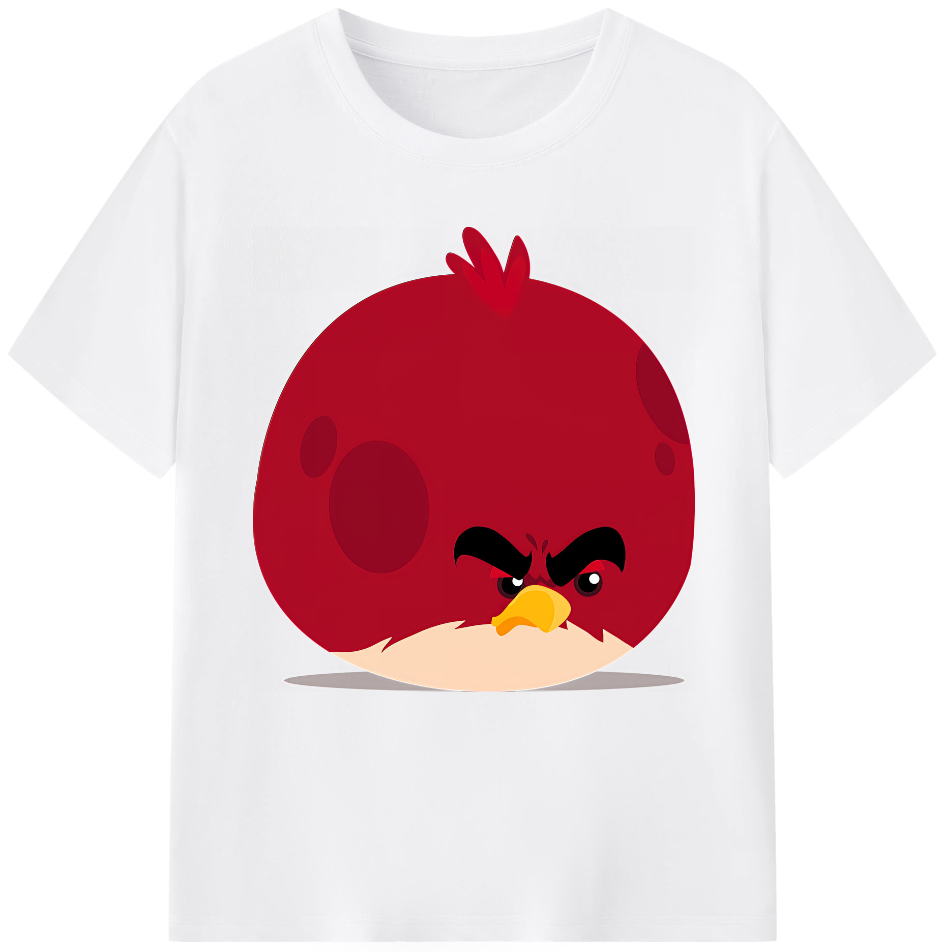 （画像用） Angry Birds アングリーバード 綿100％半袖Tシャツ（フロントプリント）