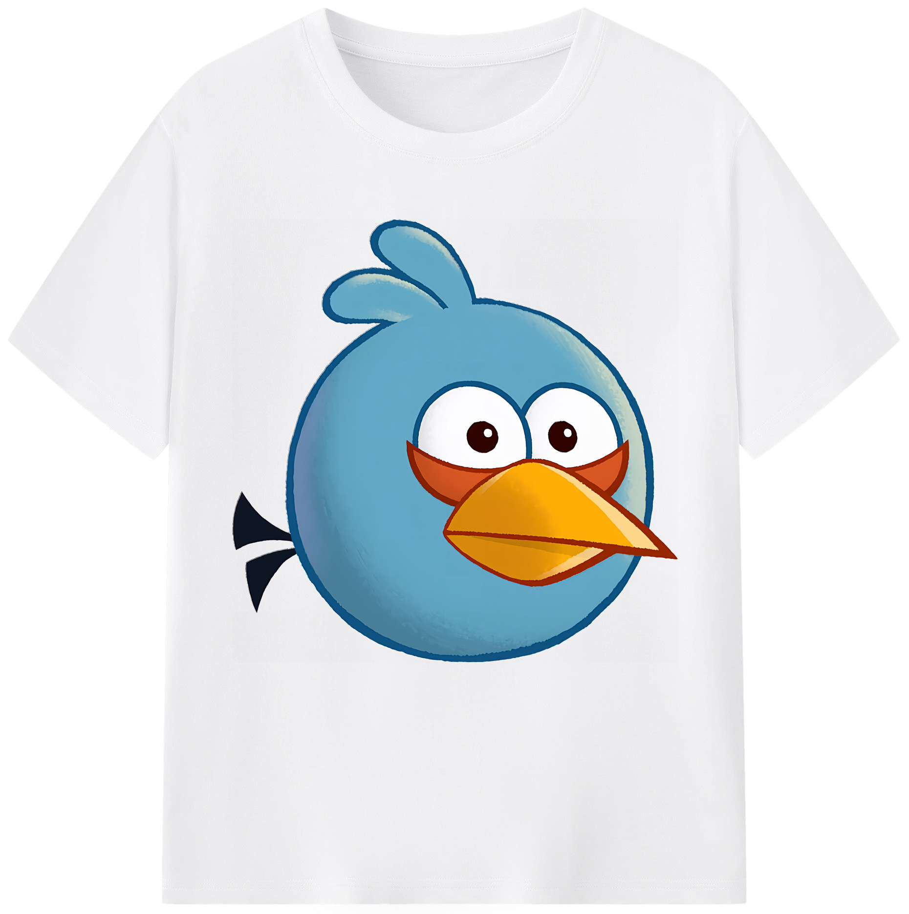 （画像用） Angry Birds アングリーバード 綿100％半袖Tシャツ（フロントプリント）