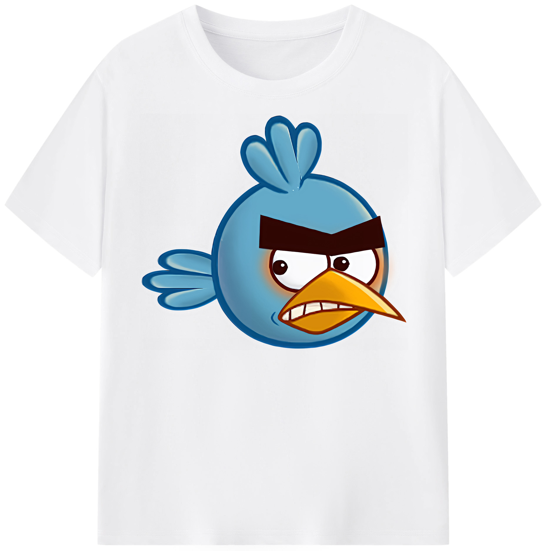 （画像用） Angry Birds アングリーバード 綿100％半袖Tシャツ（フロントプリント）