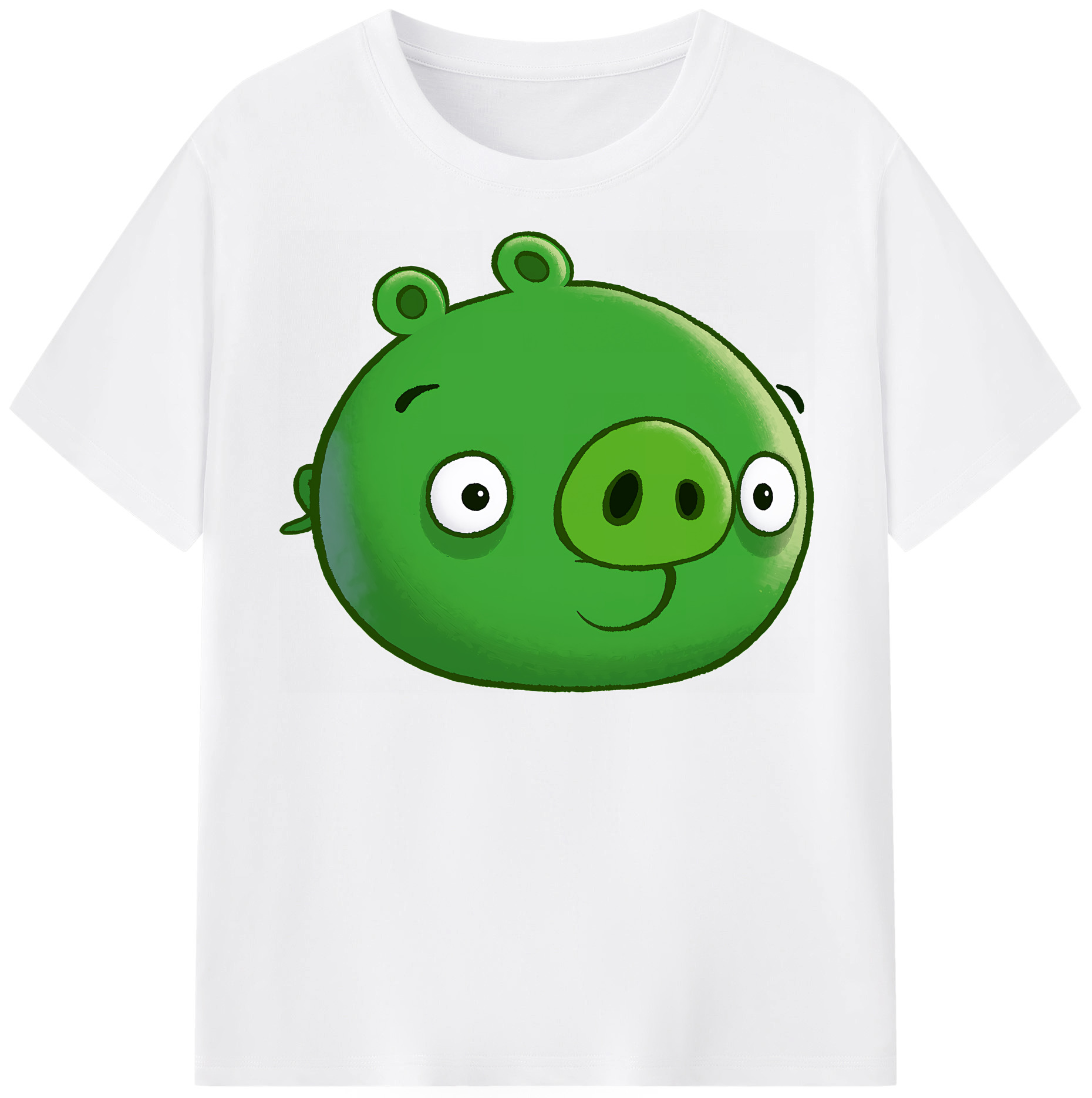 （画像用） Angry Birds アングリーバード 綿100％半袖Tシャツ（フロントプリント）