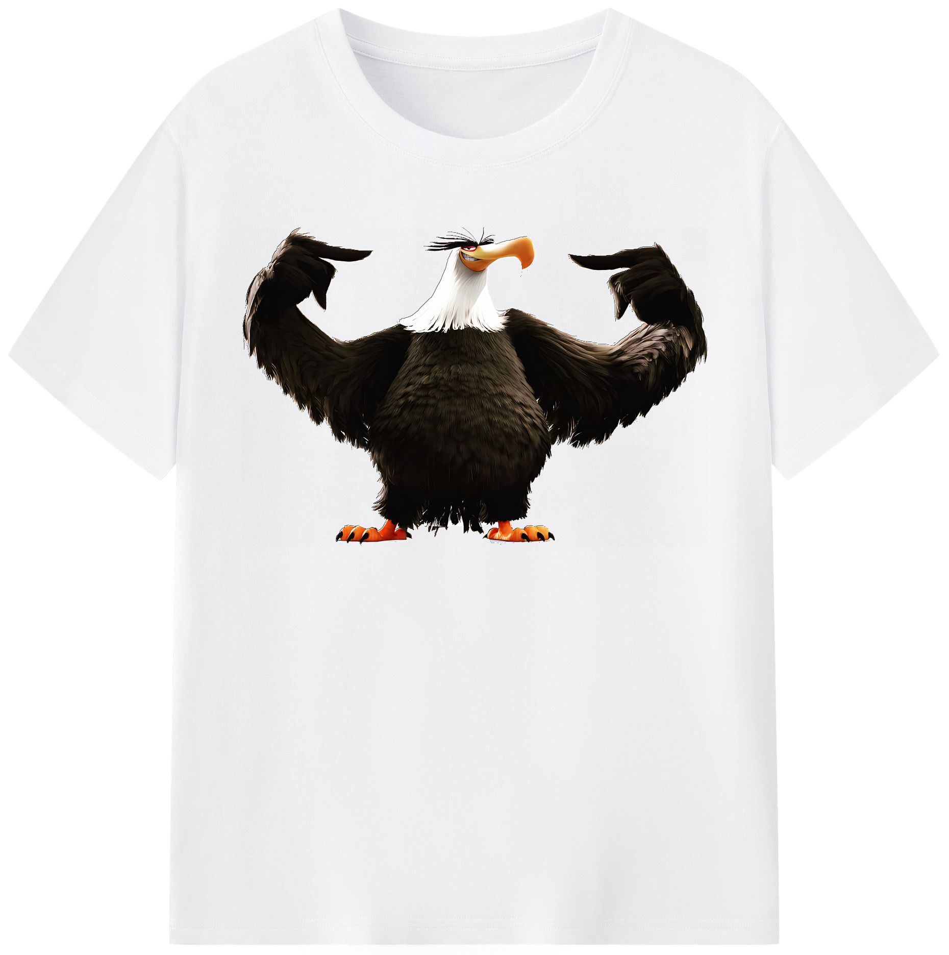 （画像用） Angry Birds アングリーバード 綿100％半袖Tシャツ（フロントプリント）