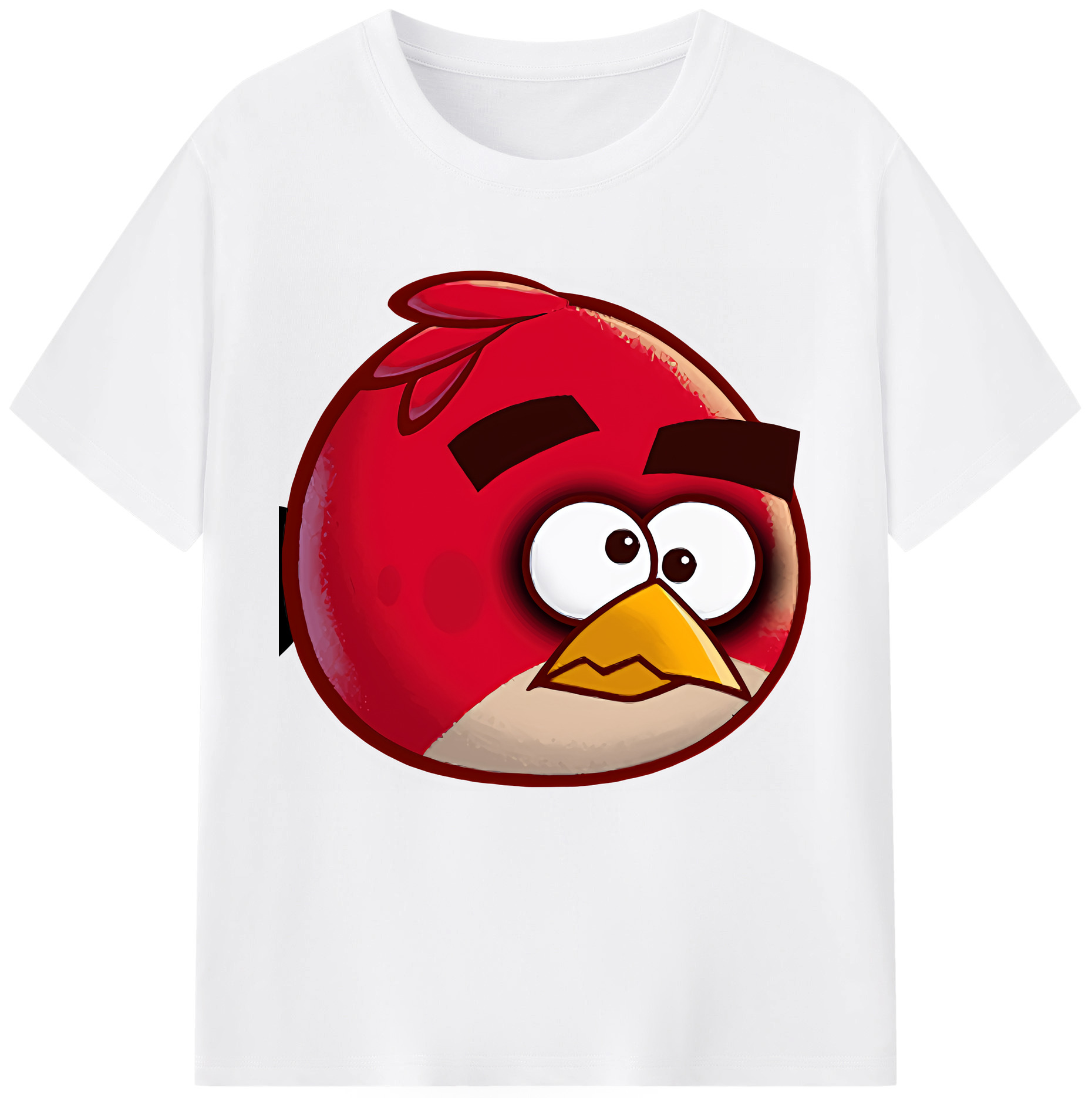 （画像用） Angry Birds アングリーバード 綿100％半袖Tシャツ（フロントプリント）
