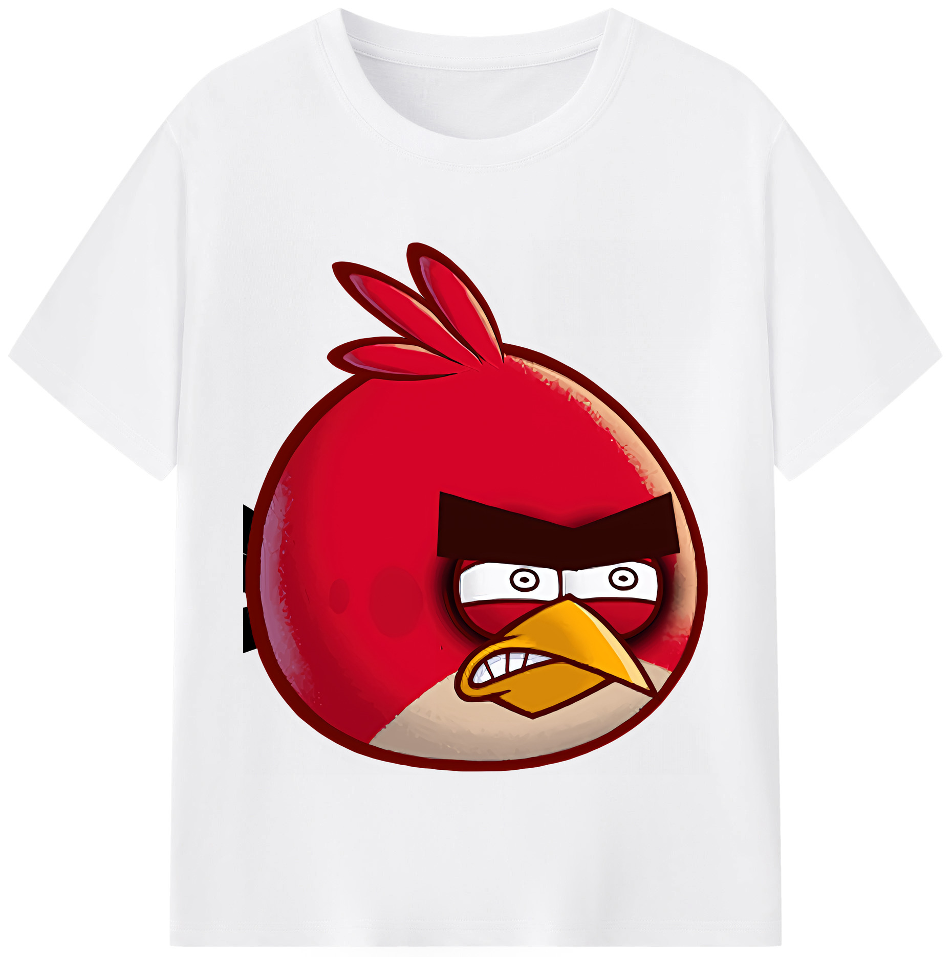 （画像用） Angry Birds アングリーバード 綿100％半袖Tシャツ（フロントプリント）