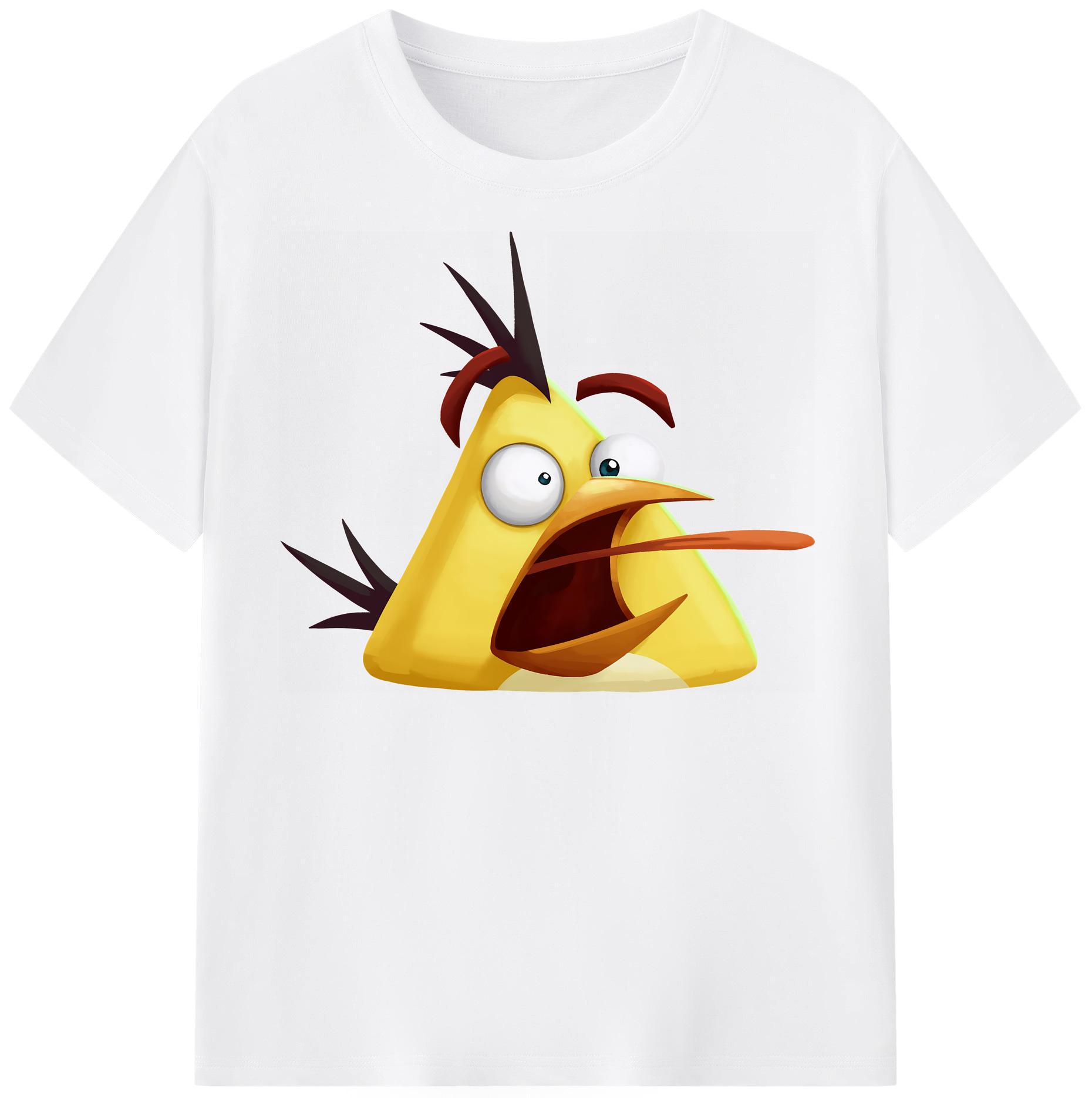 （画像用） Angry Birds アングリーバード 綿100％半袖Tシャツ（フロントプリント）