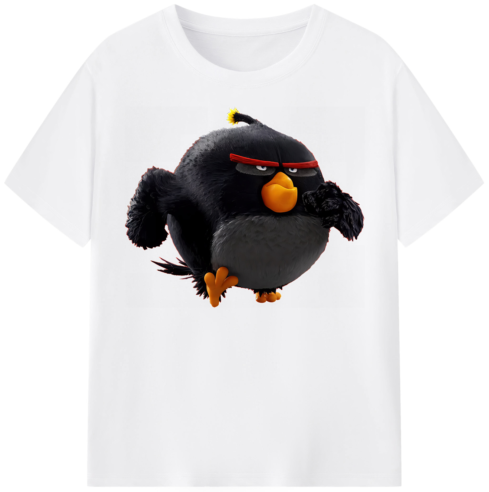 （画像用） Angry Birds アングリーバード 綿100％半袖Tシャツ（フロントプリント）