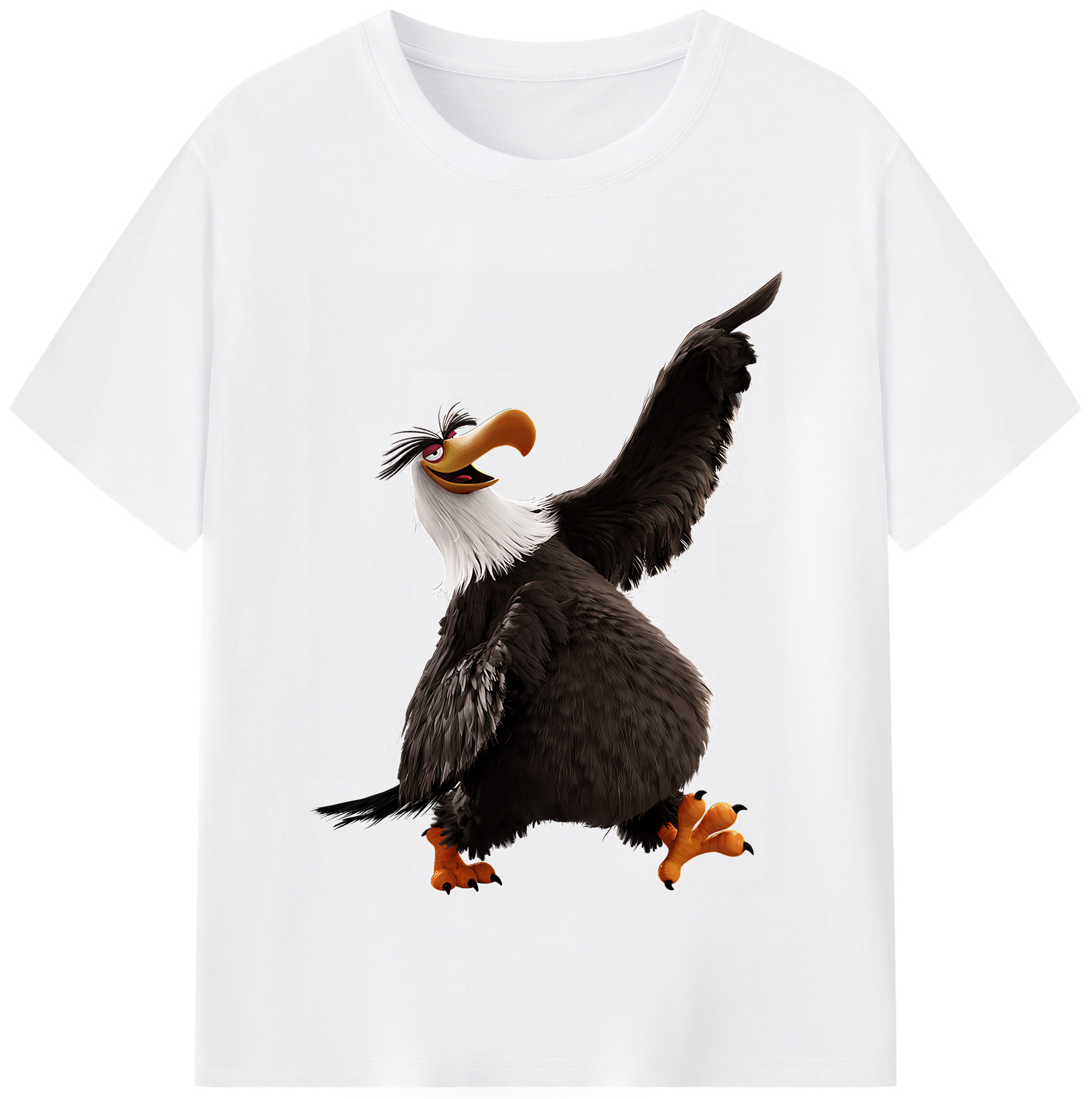 （画像用） Angry Birds アングリーバード 綿100％半袖Tシャツ（フロントプリント）