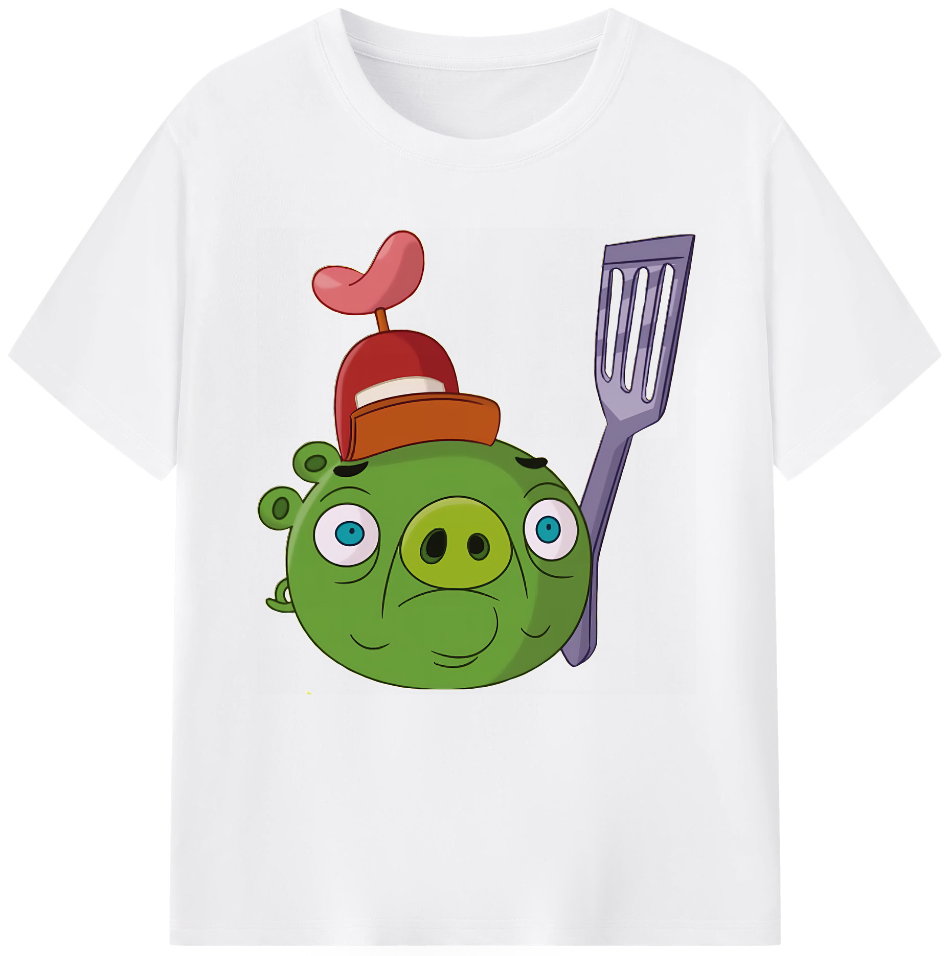 （画像用） Angry Birds アングリーバード 綿100％半袖Tシャツ（フロントプリント）