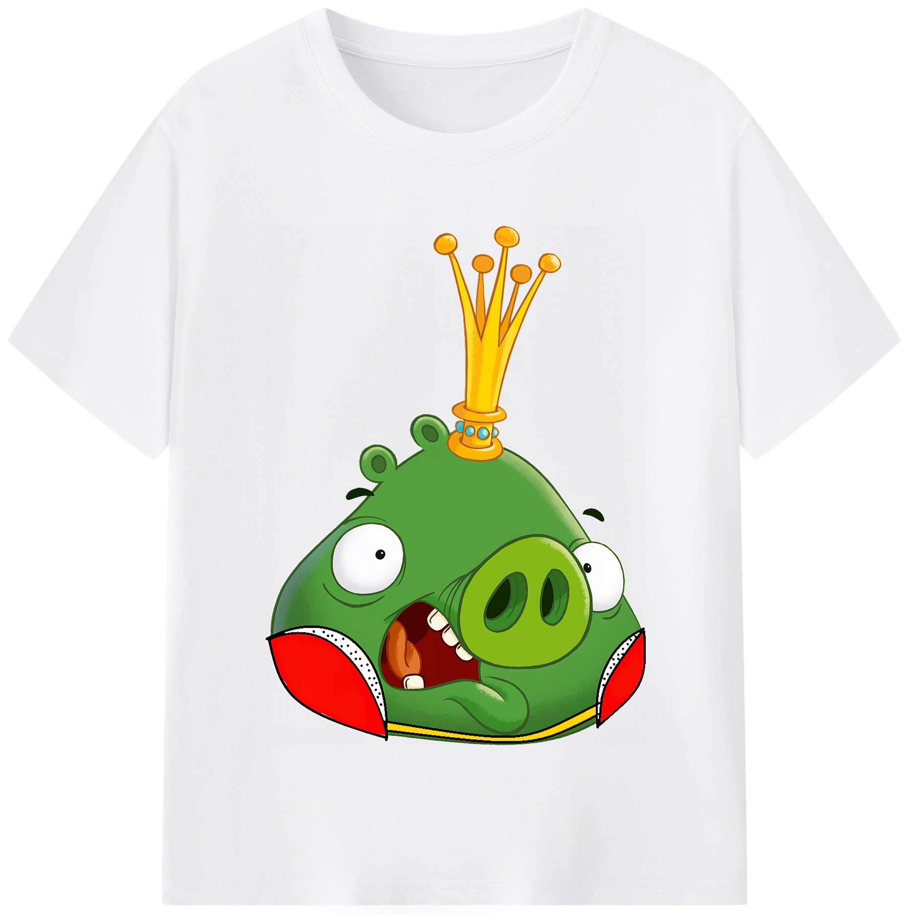 （画像用） Angry Birds アングリーバード 綿100％半袖Tシャツ（フロントプリント）